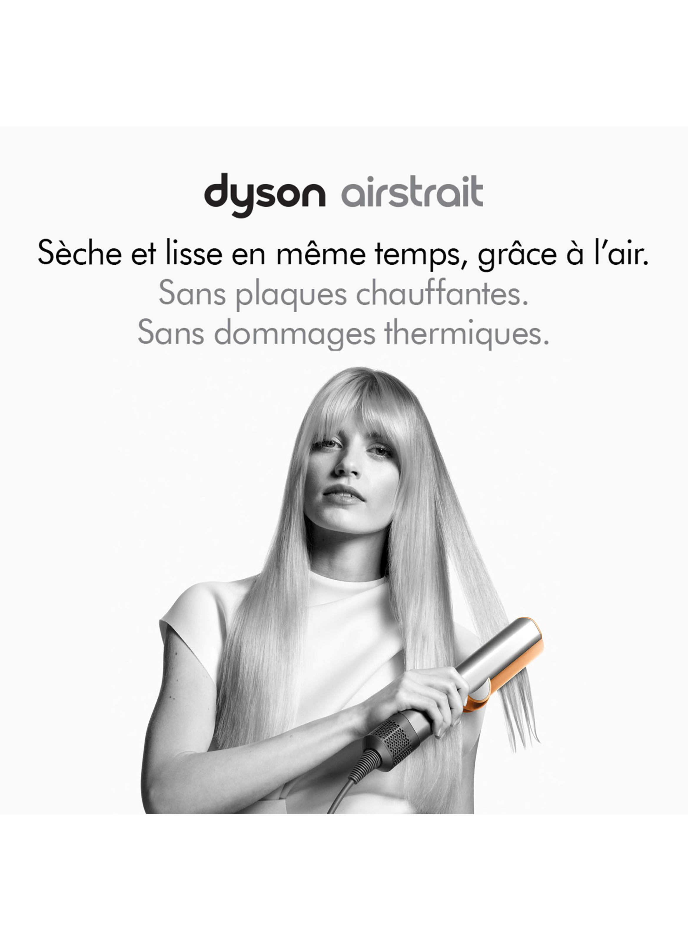 Airstrait&lt;sup&gt; &lt;/sup&gt;straighteners DYSON Nickel/cuivré
