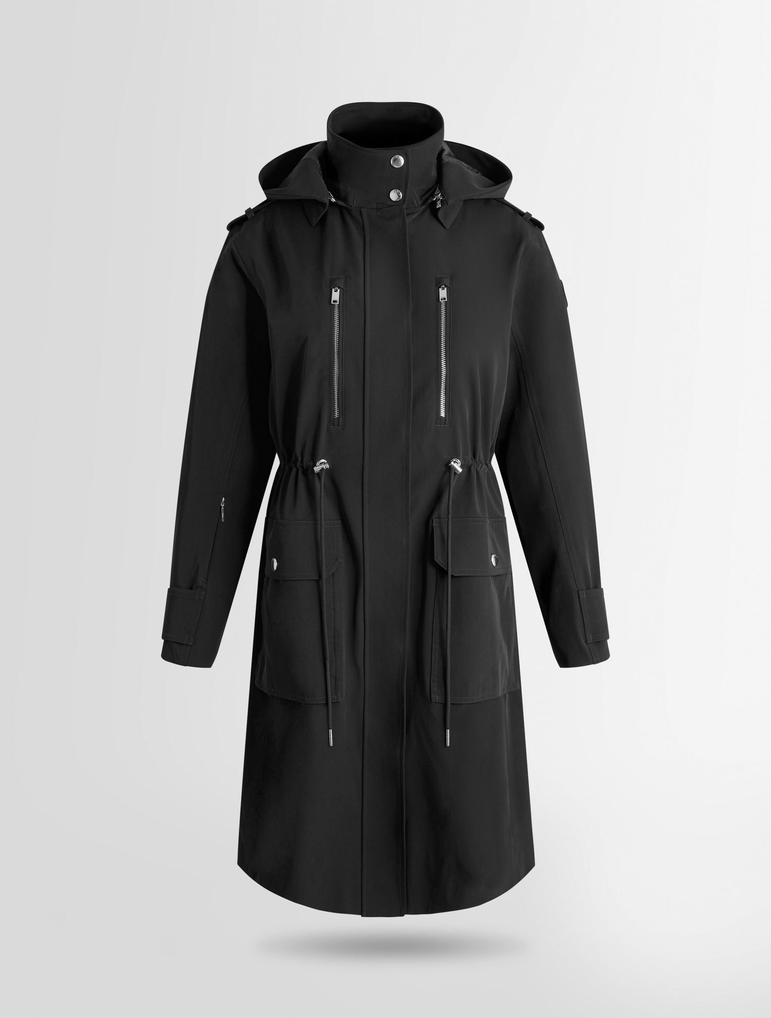 Parka melroo col capuche coupe ample FUSALP Noir