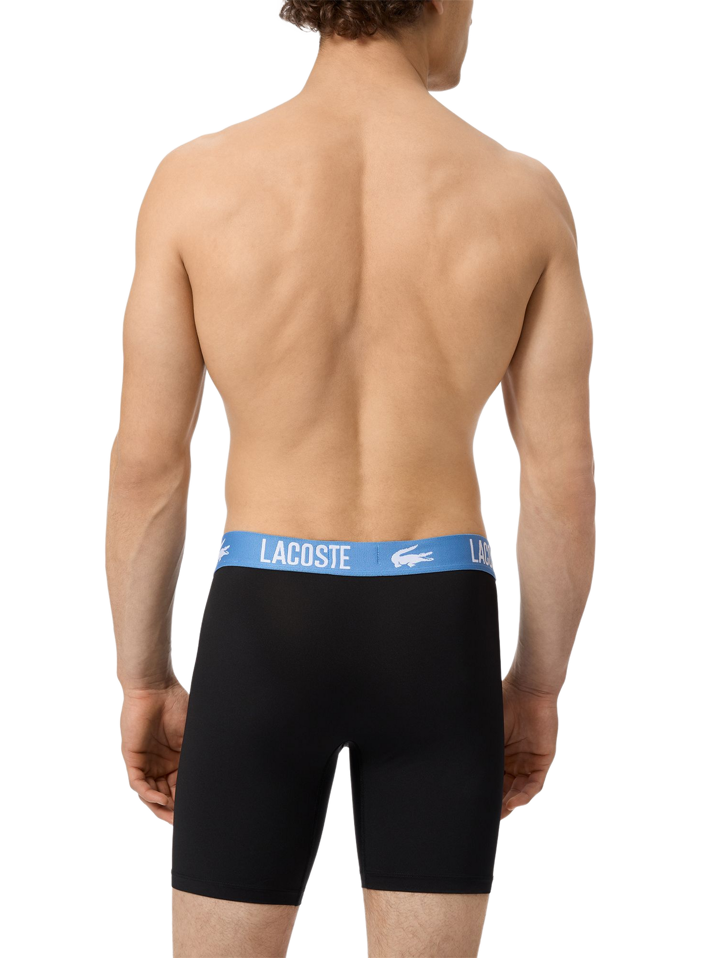 Lot de 3 boxers à ceinture logotypée LACOSTE Noir