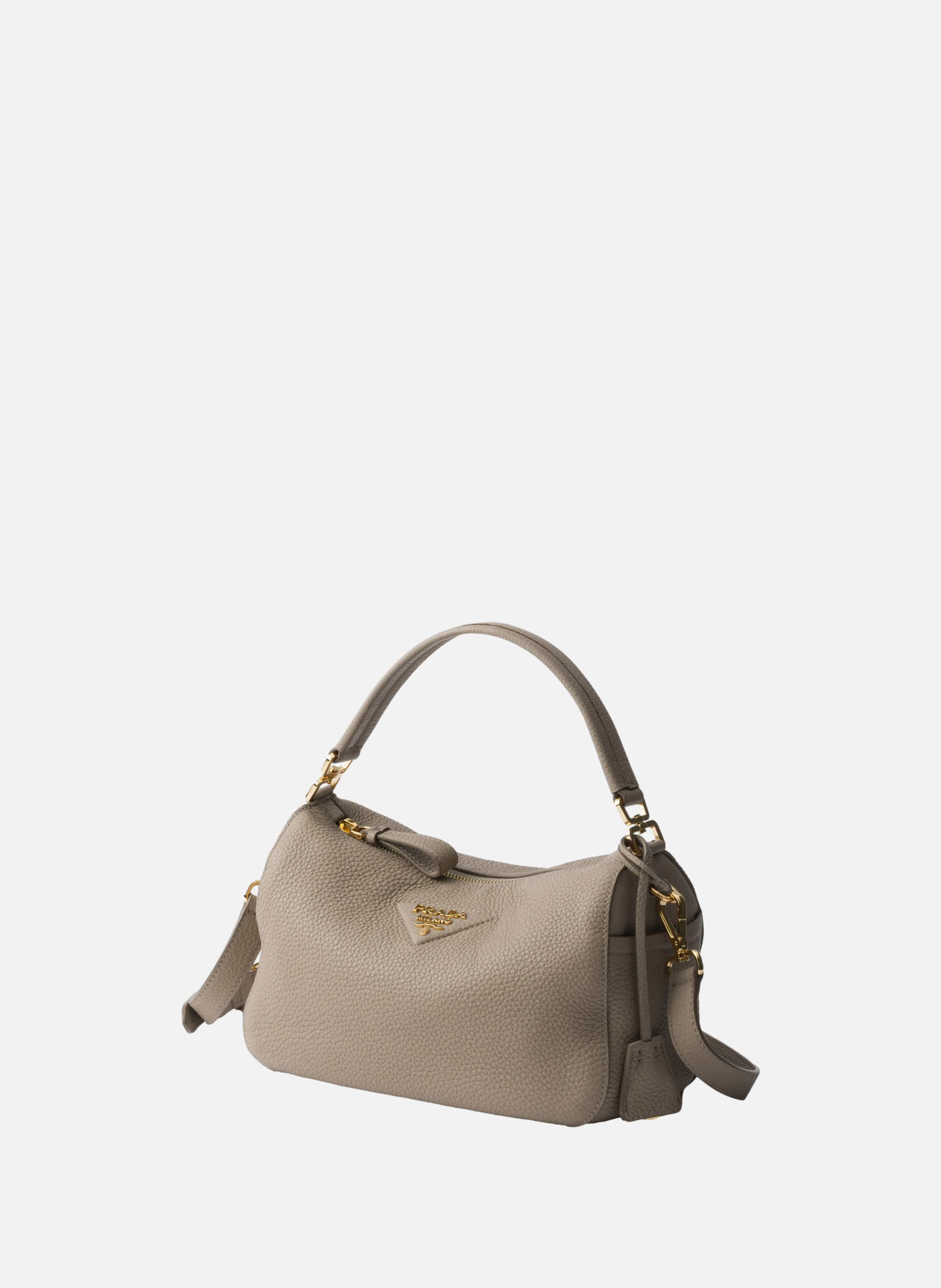 Petit sac en cuir PRADA Gris