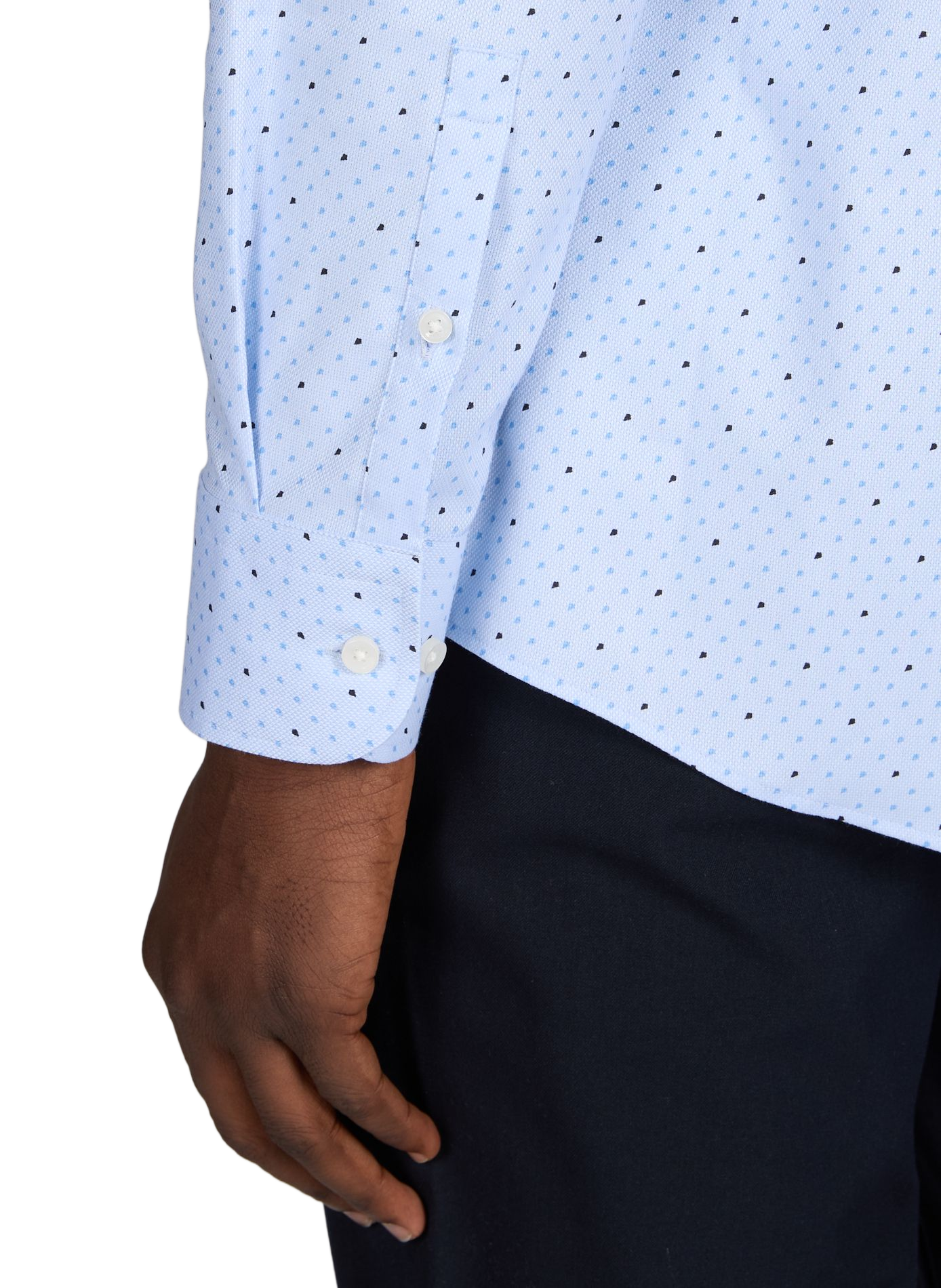 HANK patterned shirt BOSS Blue