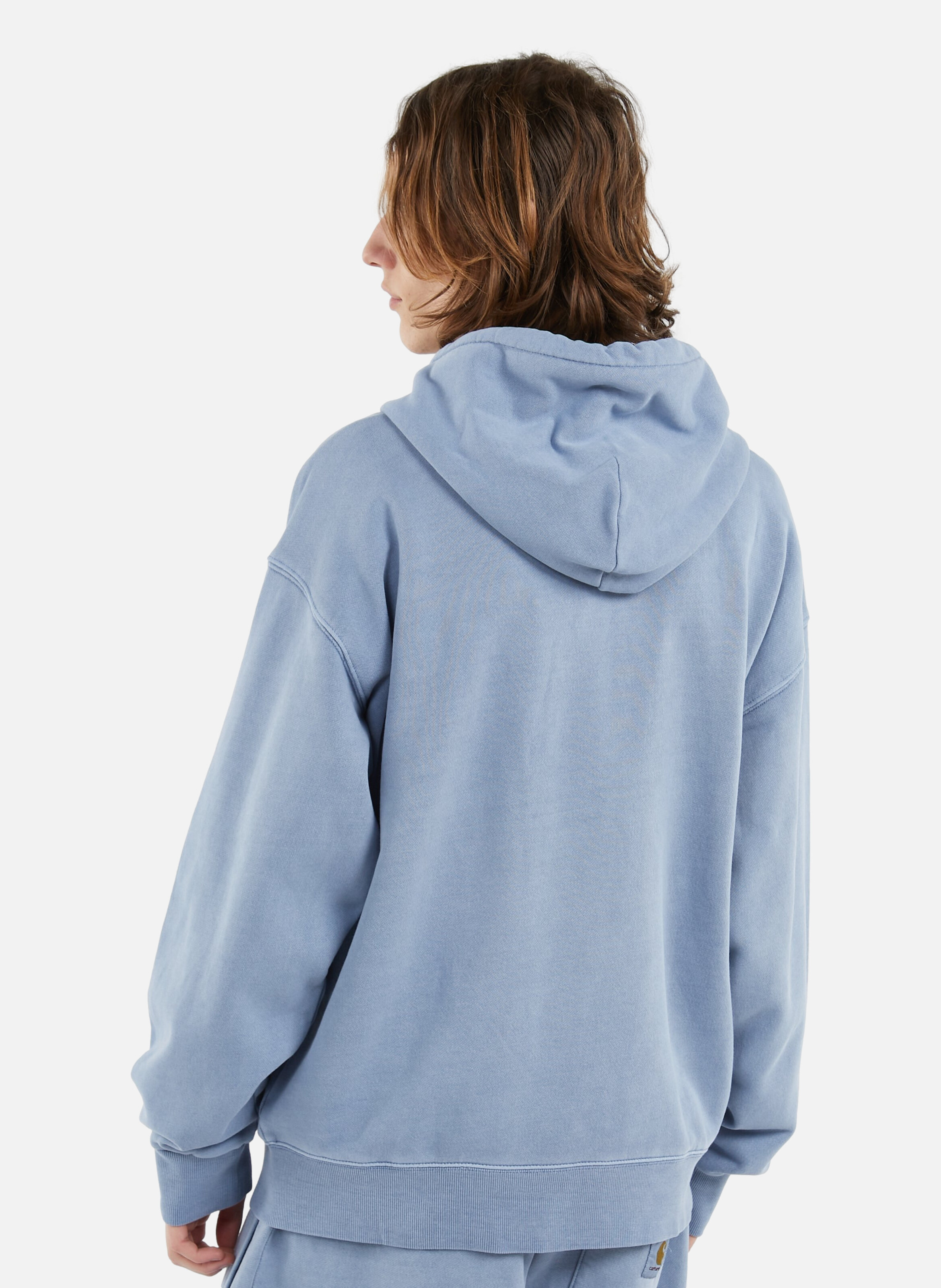 Hoodie zippé hooded nelson CARHARTT WIP Bleu