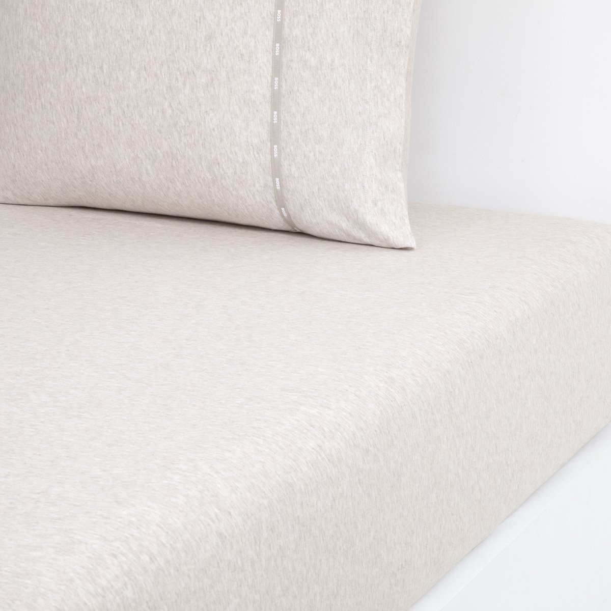 Drap housse en coton modal, boss sense BOSS HOME Beige