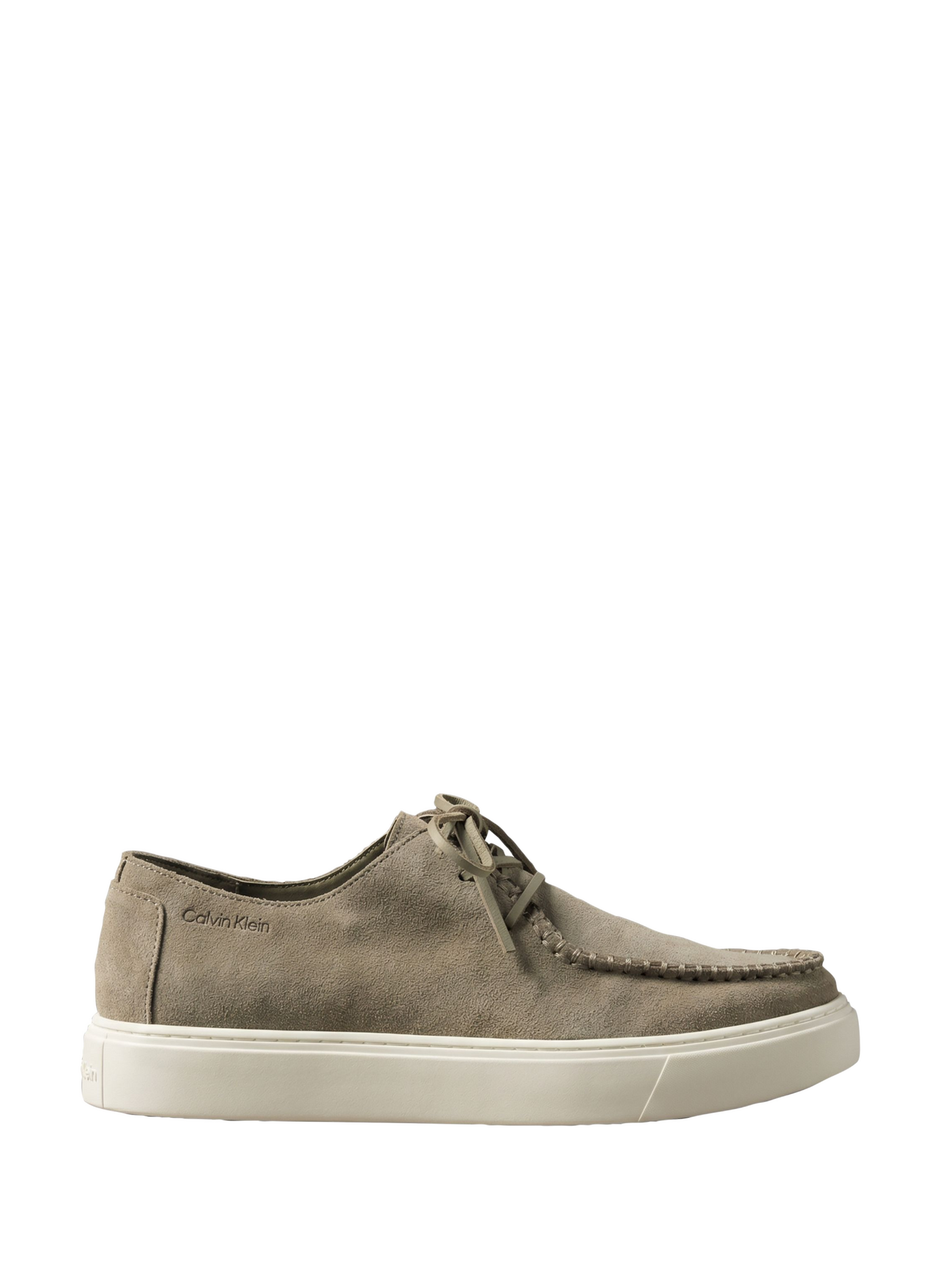 Bootsschuhe aus Wildleder-Leder CALVIN KLEIN Beige