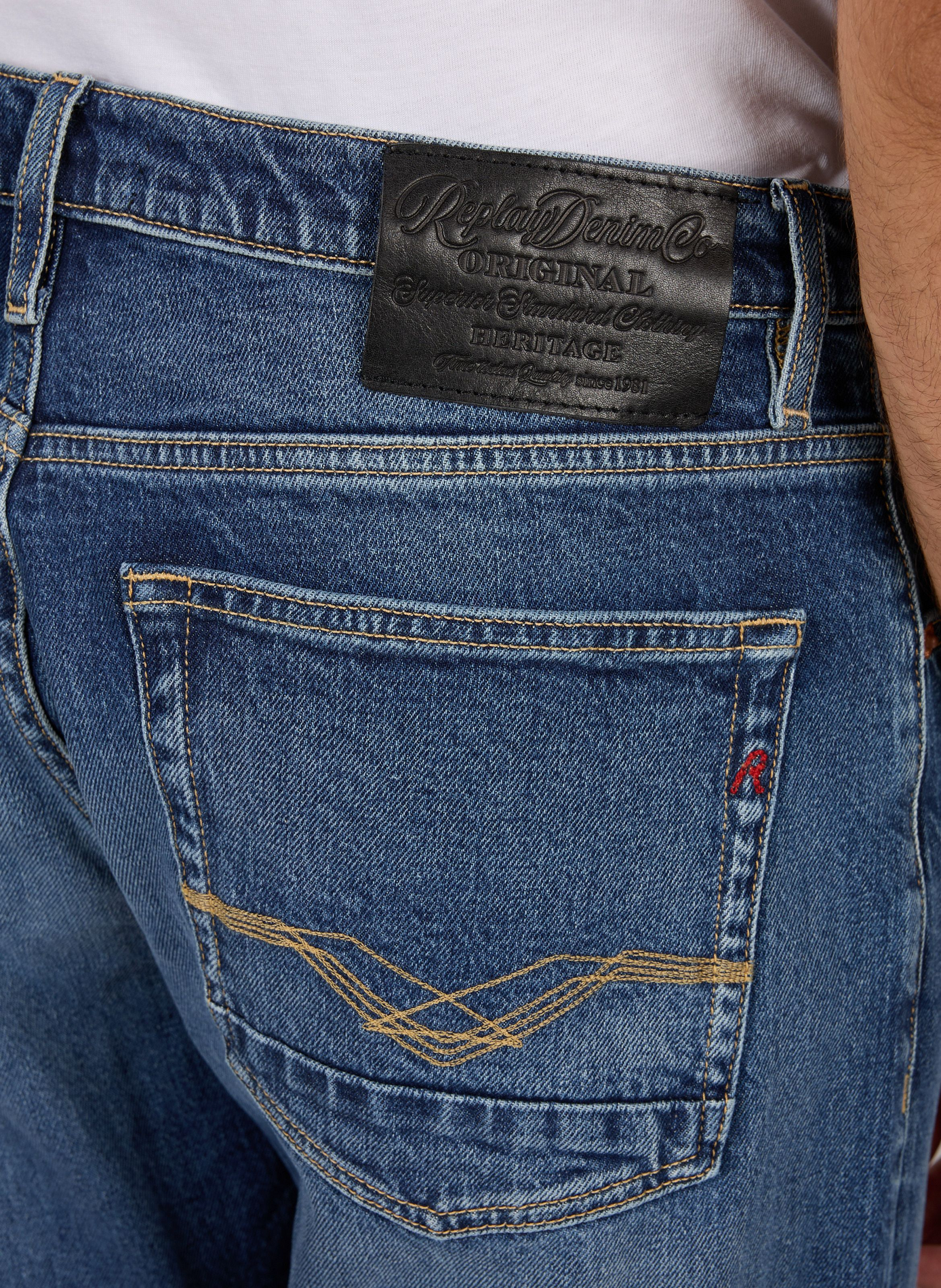 Regular Fit Willbi Cotton Blend Jeans REPLAY Blue