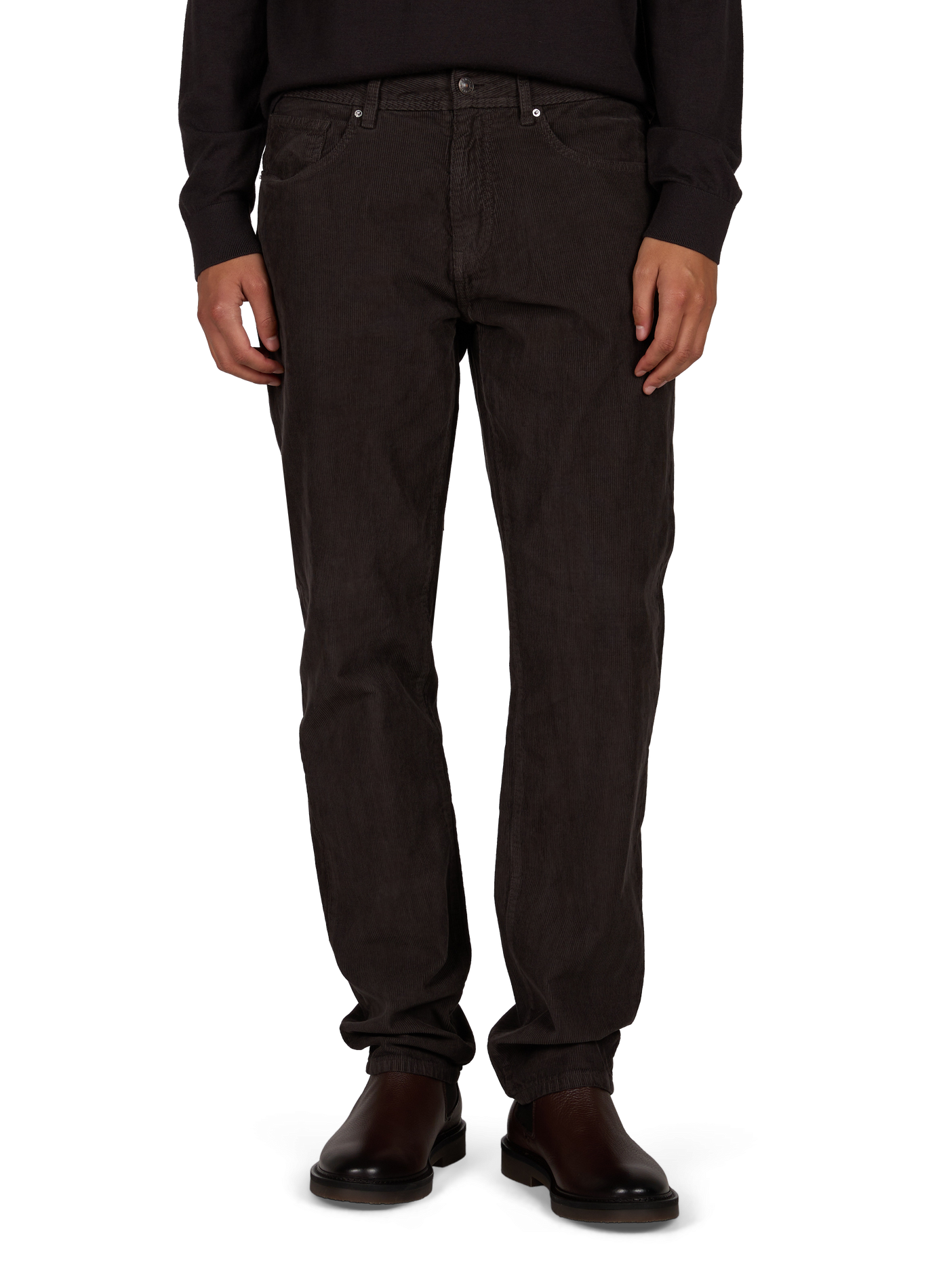 Rechte corduroy broek ARMANI EXCHANGE Bruin