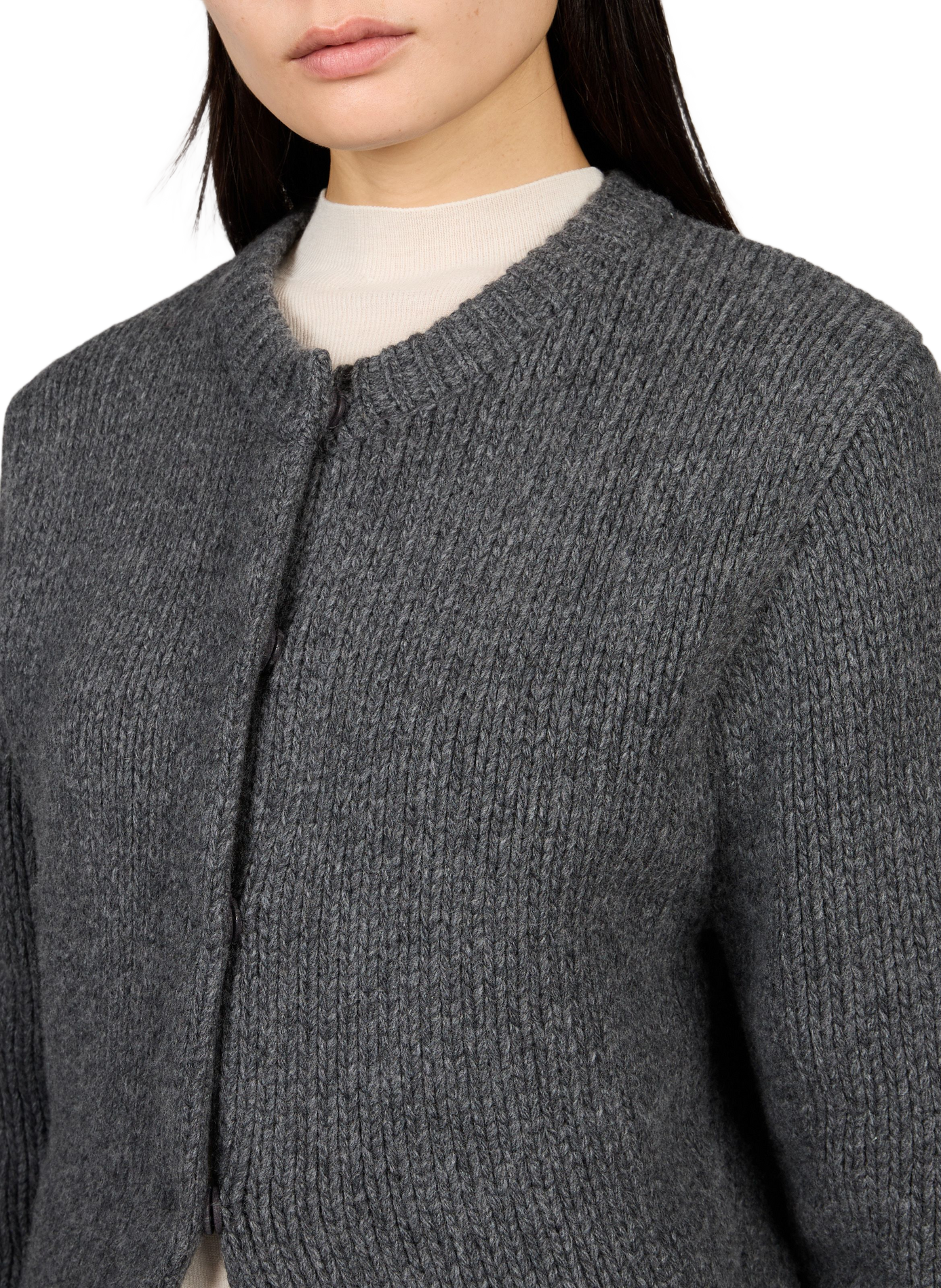 Straight wool jumper | Grey LE 17 SEPTEMBRE Women