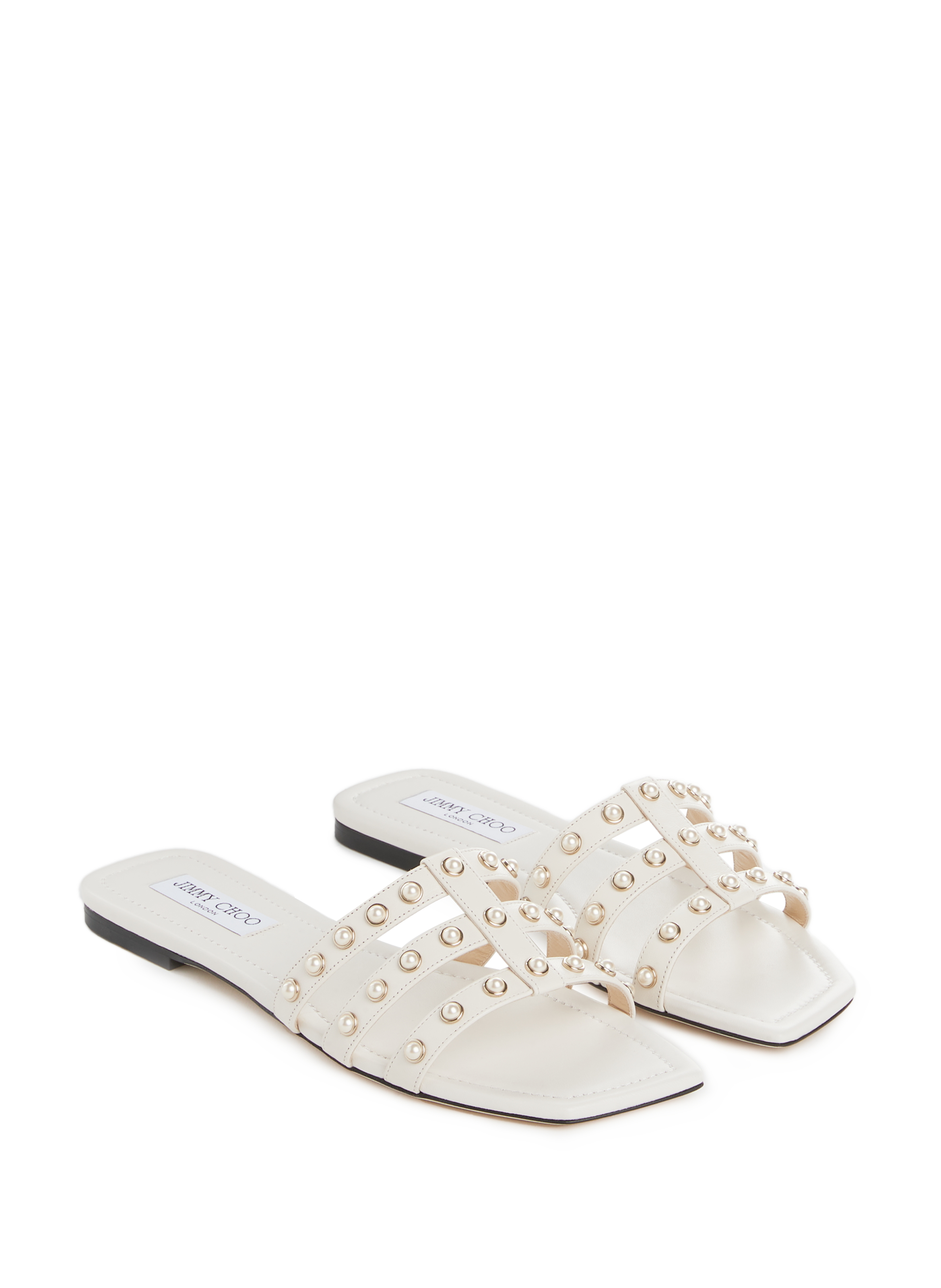 Mules plates Hazal en cuir