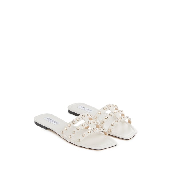 Mules plates Hazal en cuir