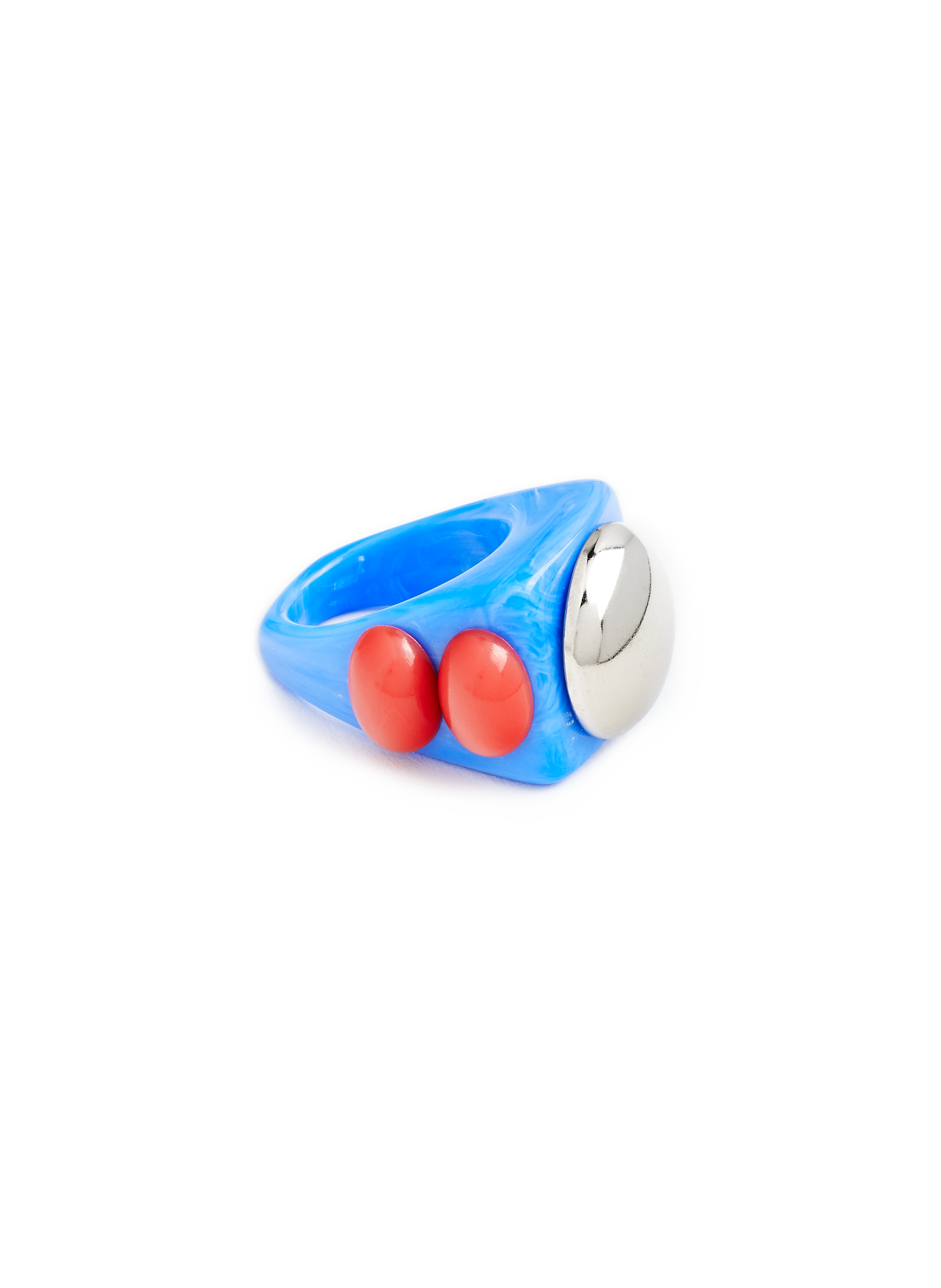 Prinzessin Spiegel Ring LA MANSO Blau