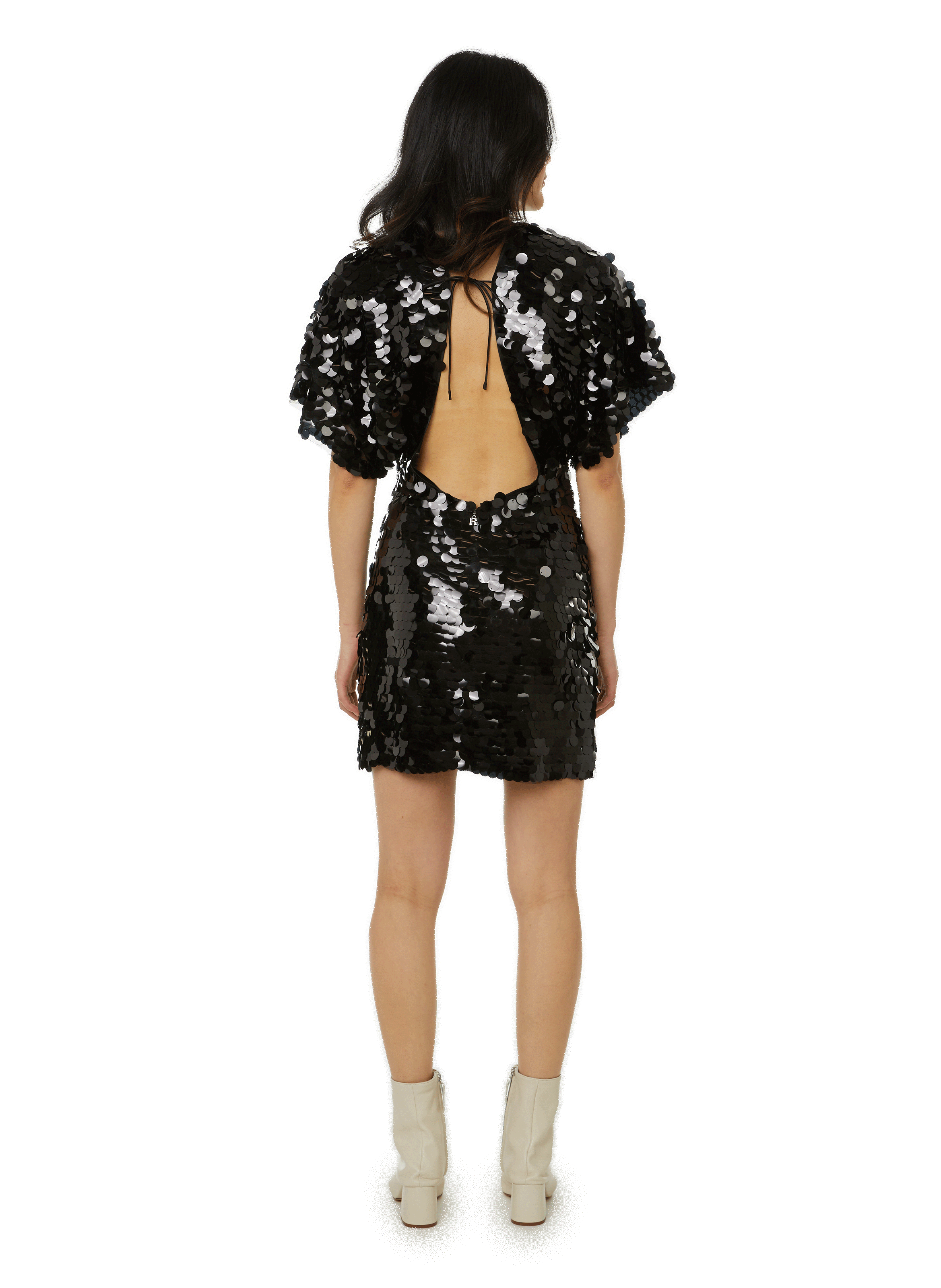 Robe à sequins ROTATE Noir