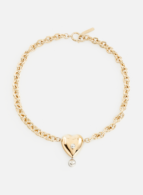 Schöne goldene Halskette, Justine Clenquet 