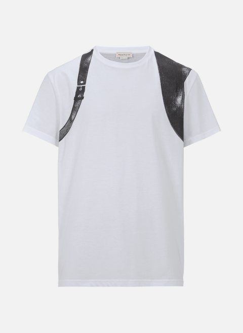 Baumwoll-T-Shirt WeißALEXANDER MCQUEEN 
