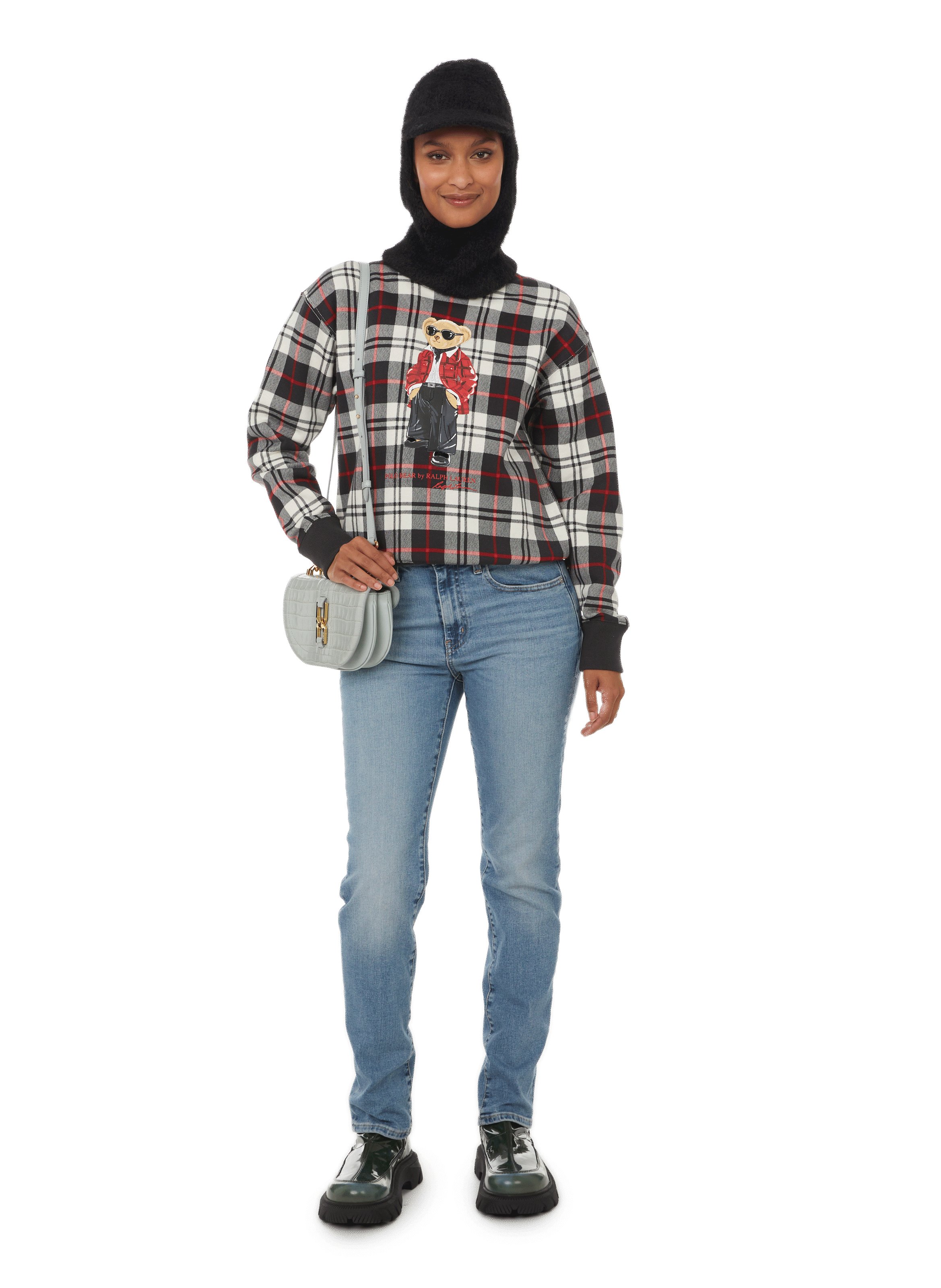 Fur balaclava  SAISON 1865 Black