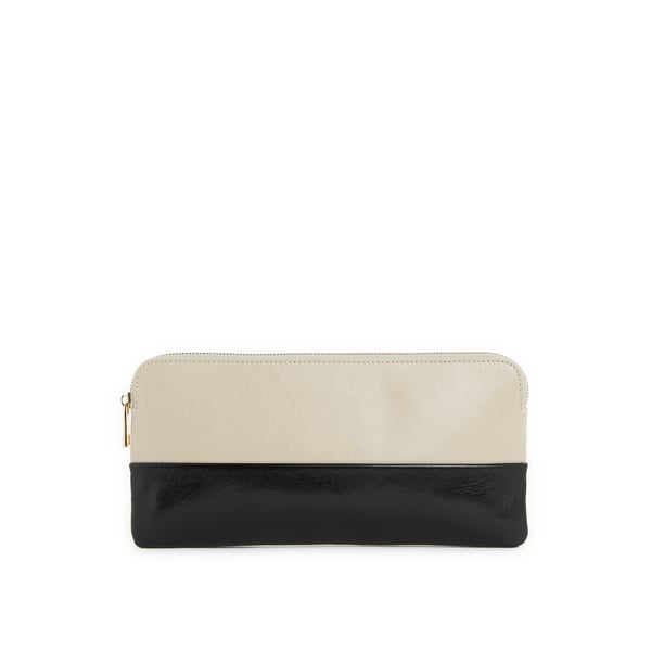 Pochette bicolore Elyta en cuir Pochette bicolore Elyta en cuir