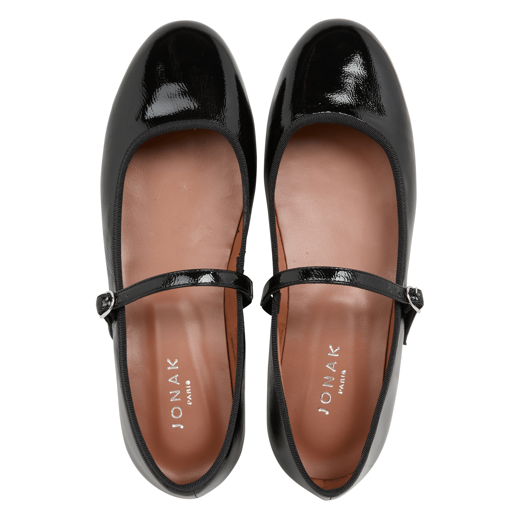 Ballerines en cuir Douceur JONAK Noir