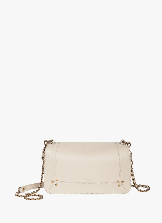 Sac à bandoulière Bobi en cuir de chèvre | Beige by JÉRÔME DREYFUSS Sac à bandoulière Bobi en cuir de chèvre Beige