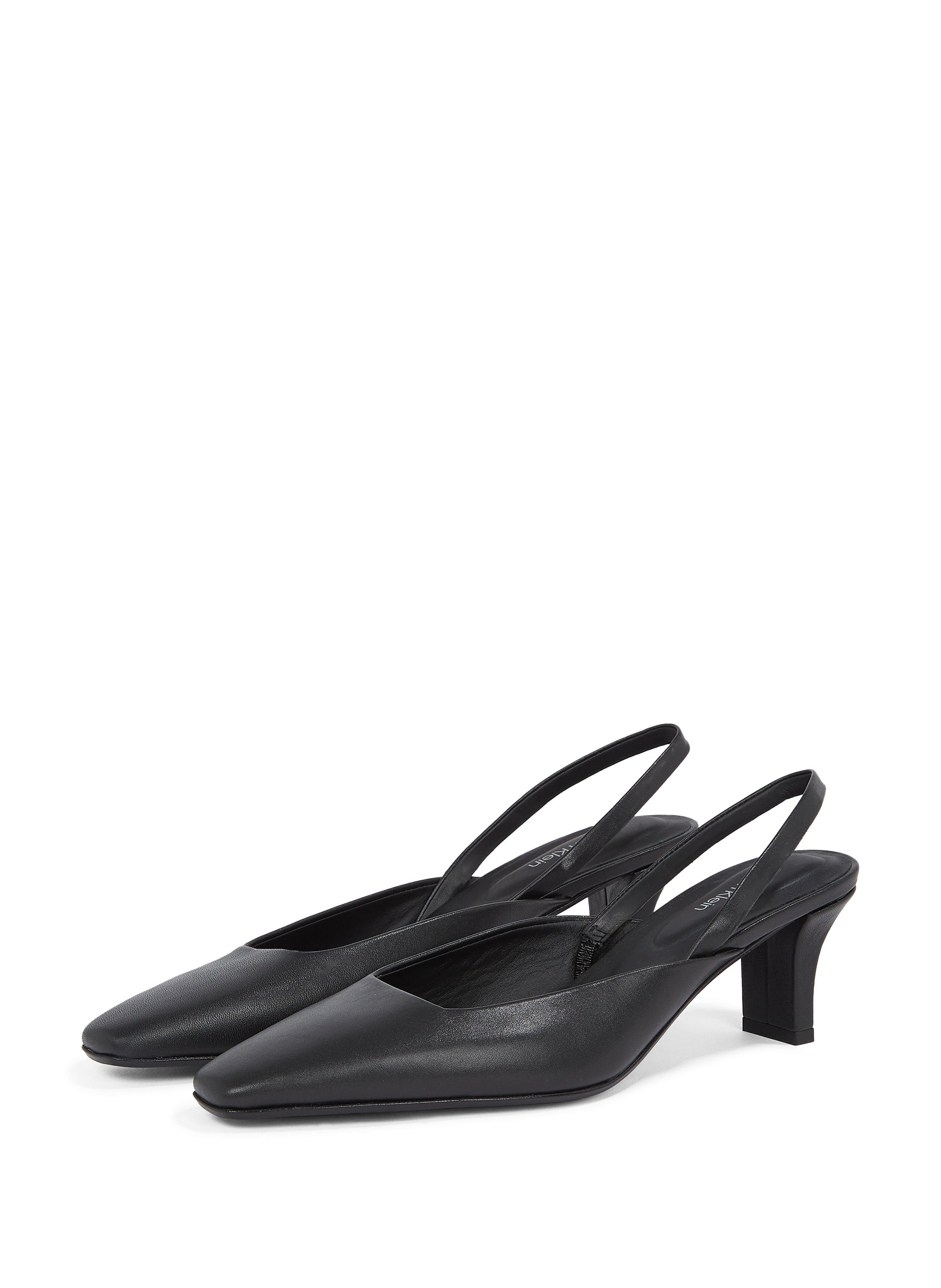 Slingbacks en cuir CALVIN KLEIN Noir