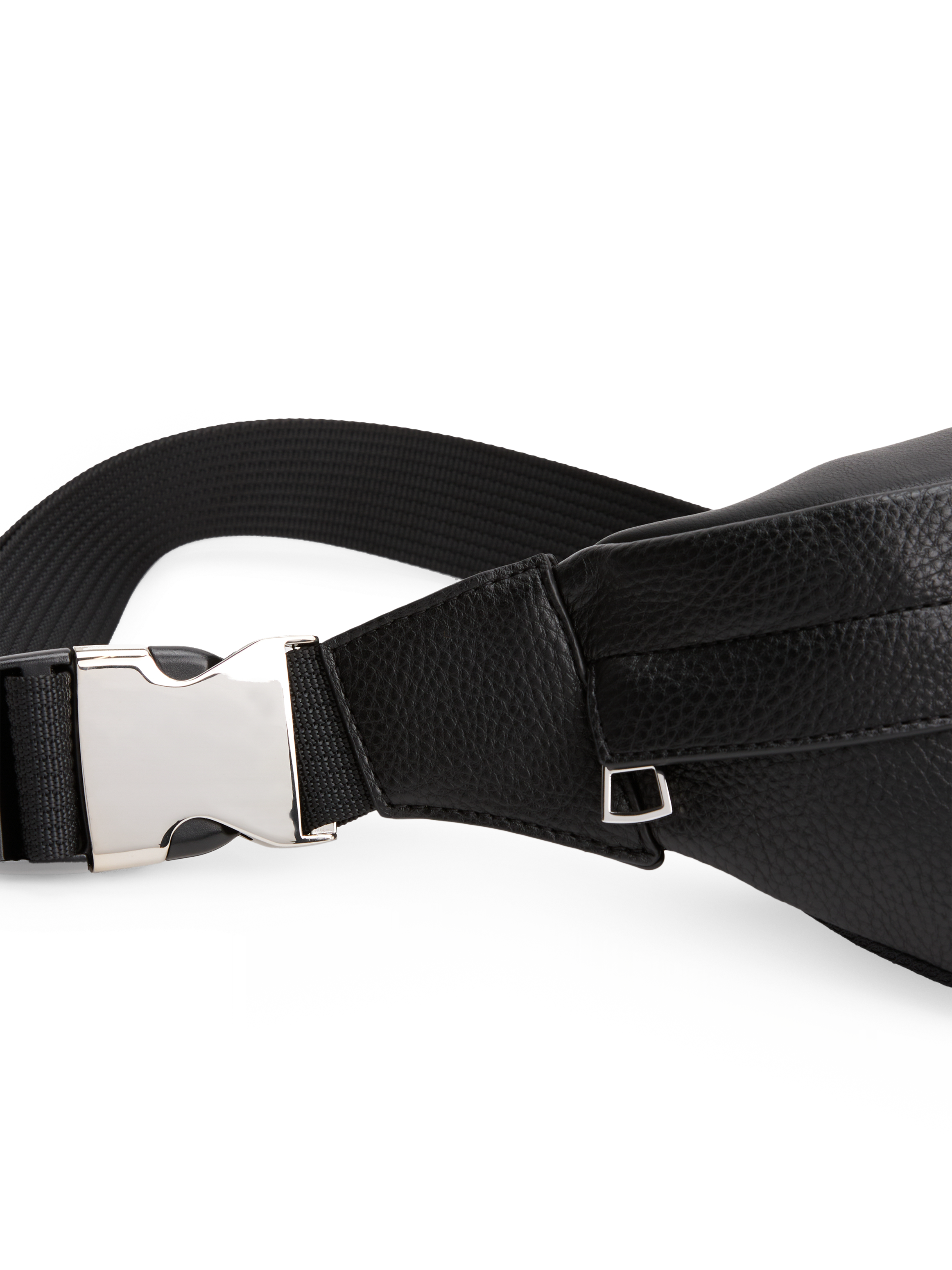 Grained waist bag TOMMY HILFIGER Black