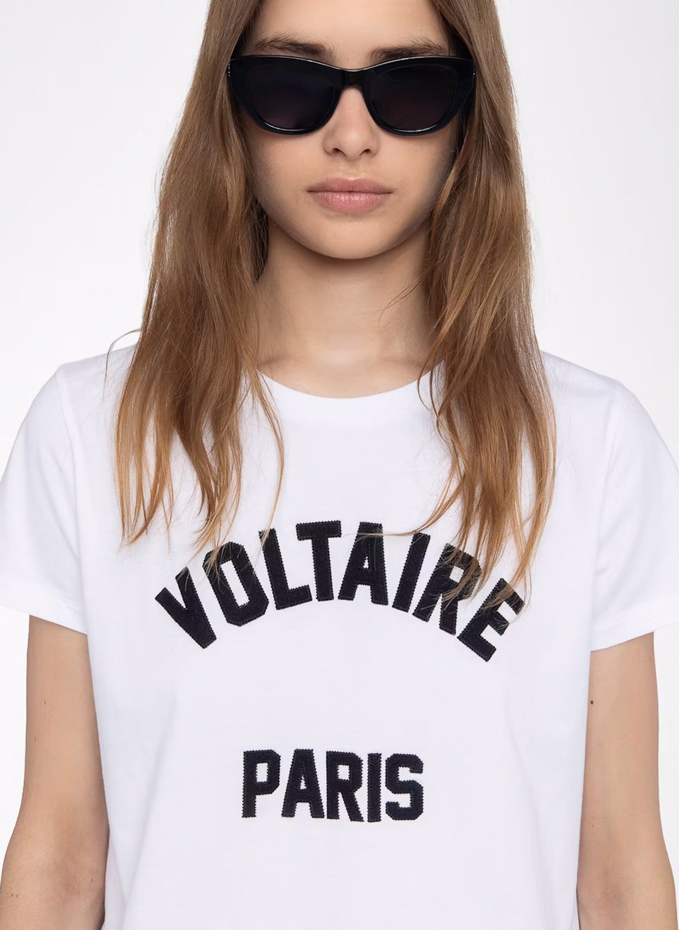 Tee-shirt manches courtes brodé alys ZADIG&VOLTAIRE Blanc