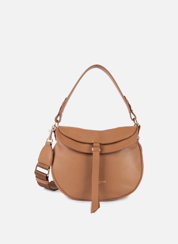 M shoulder bag - Dune Gaia Brown by LANCASTER LANCASTER M shoulder bag - Dune Gaia Brown