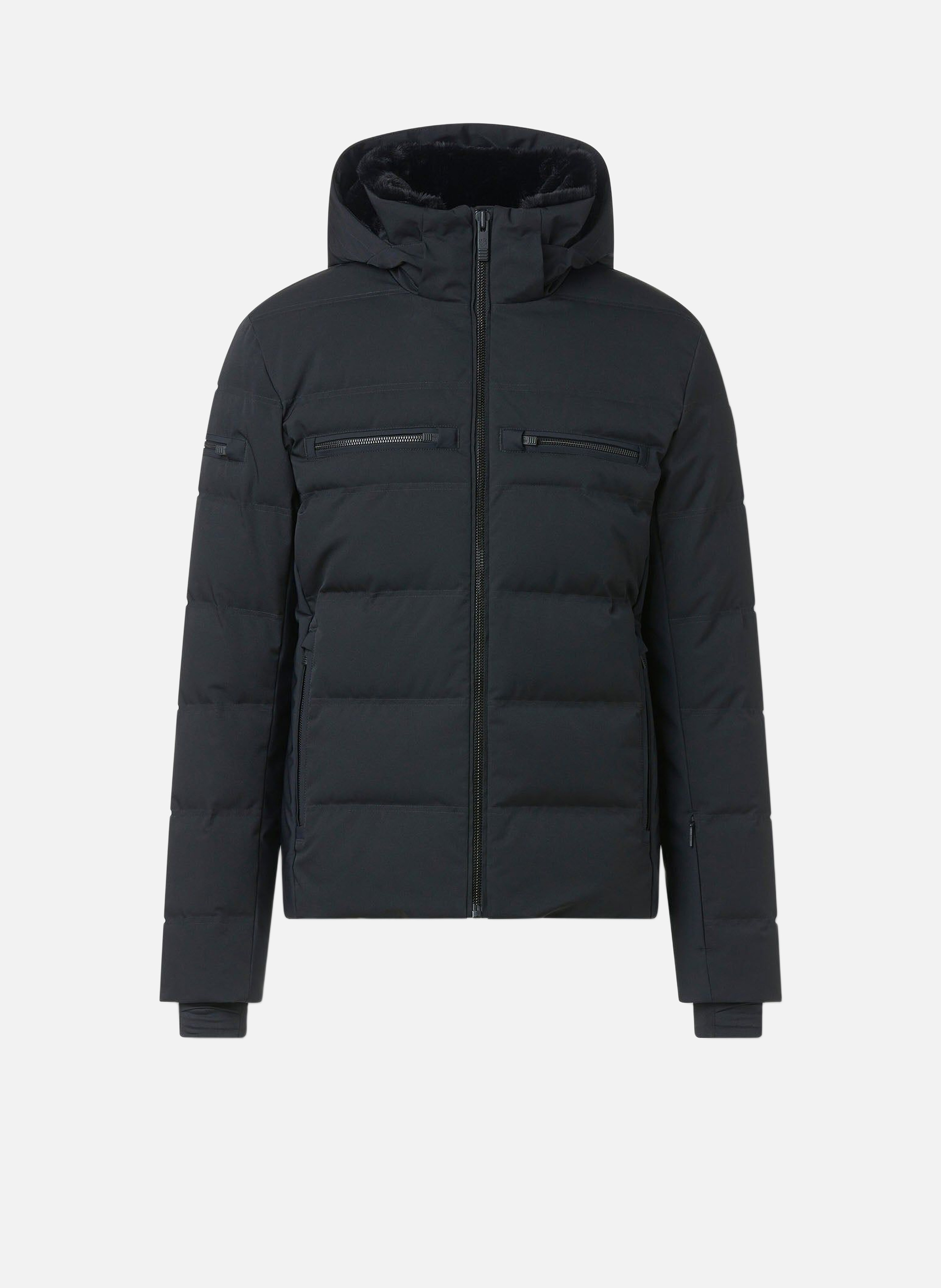 Veste de ski berlioz col montant coupe regular FUSALP Noir