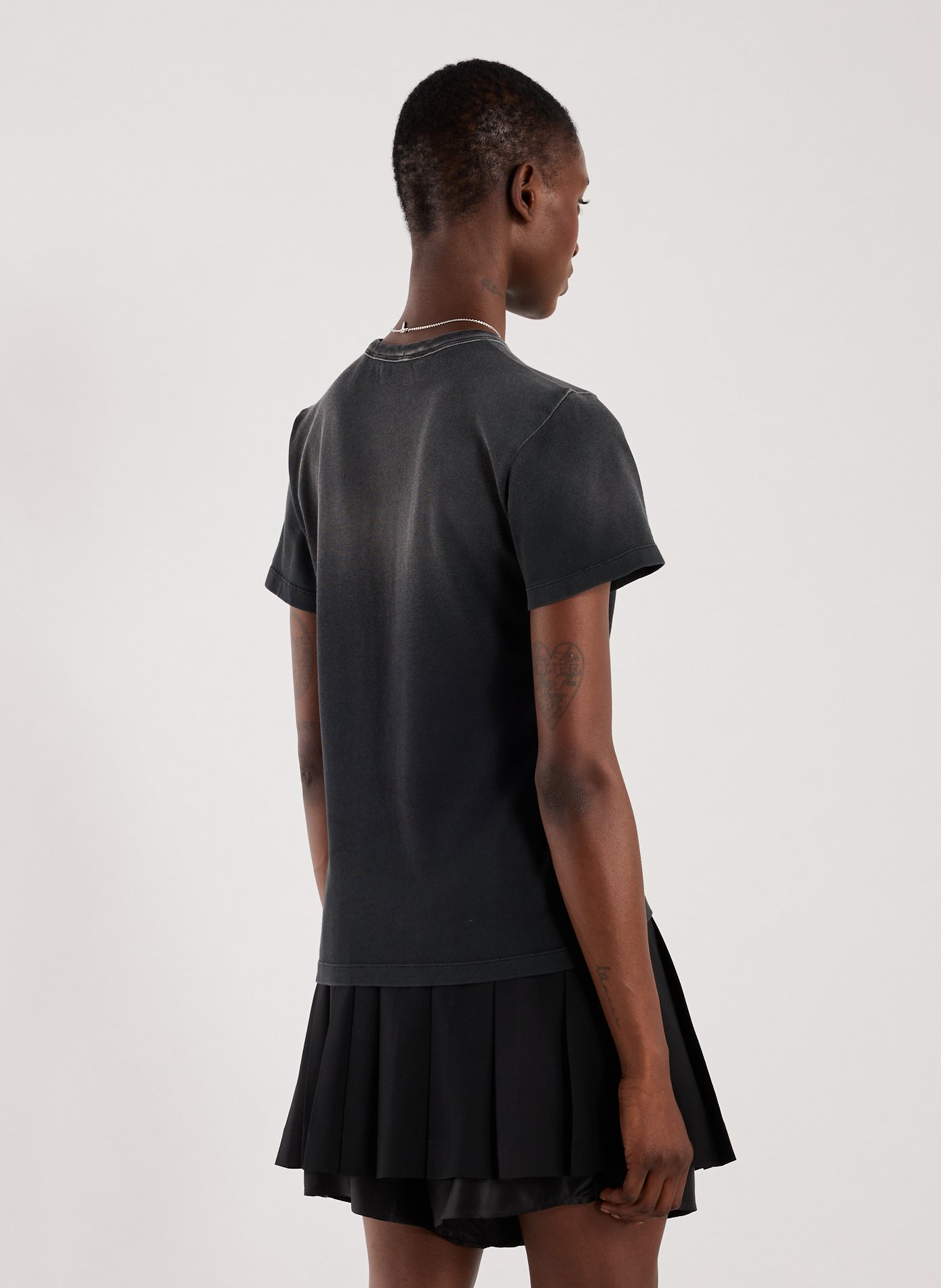 Faded logo t-shirt HELMUT LANG Black