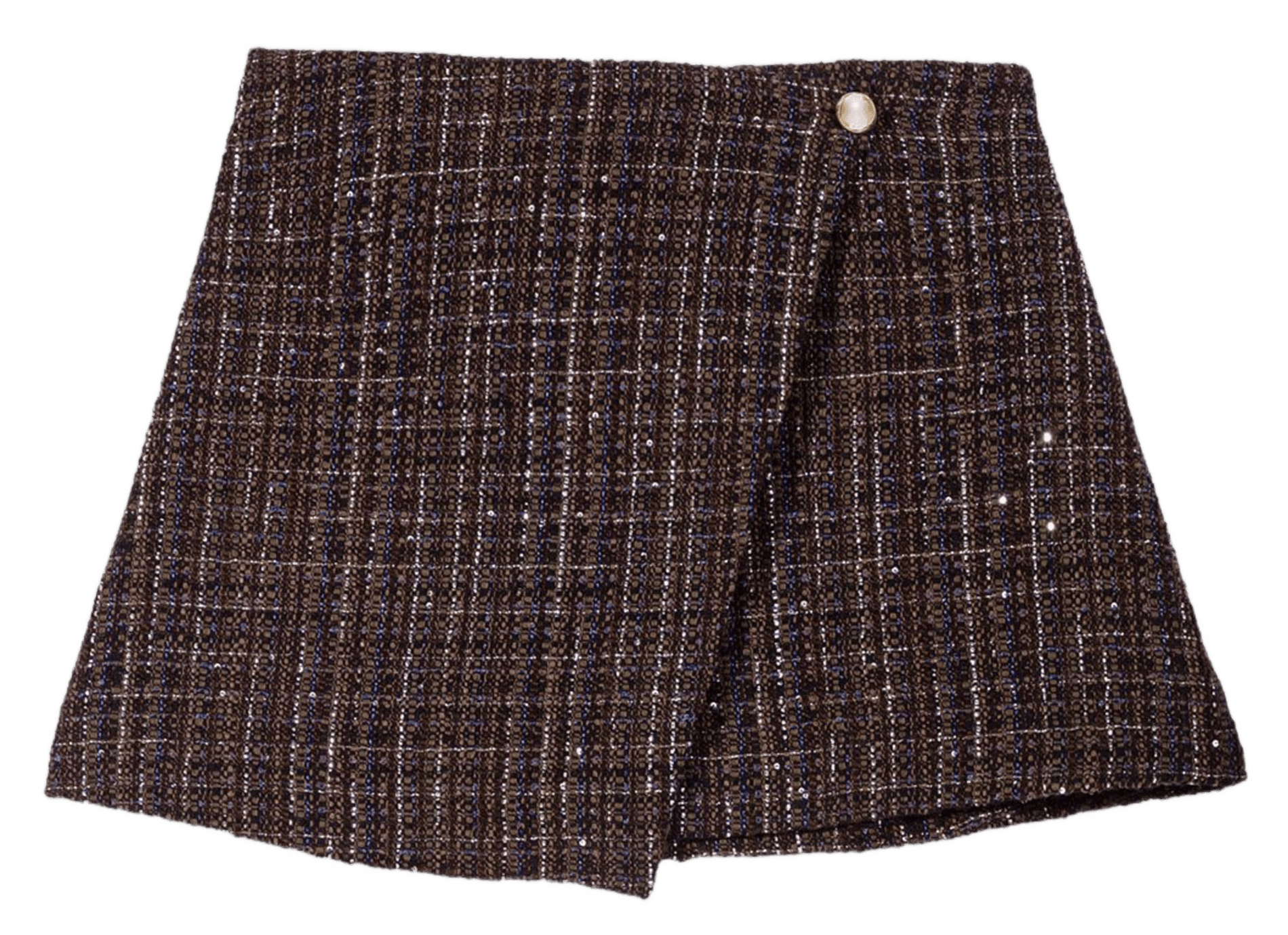 Robe courte 2 en 1 Marron