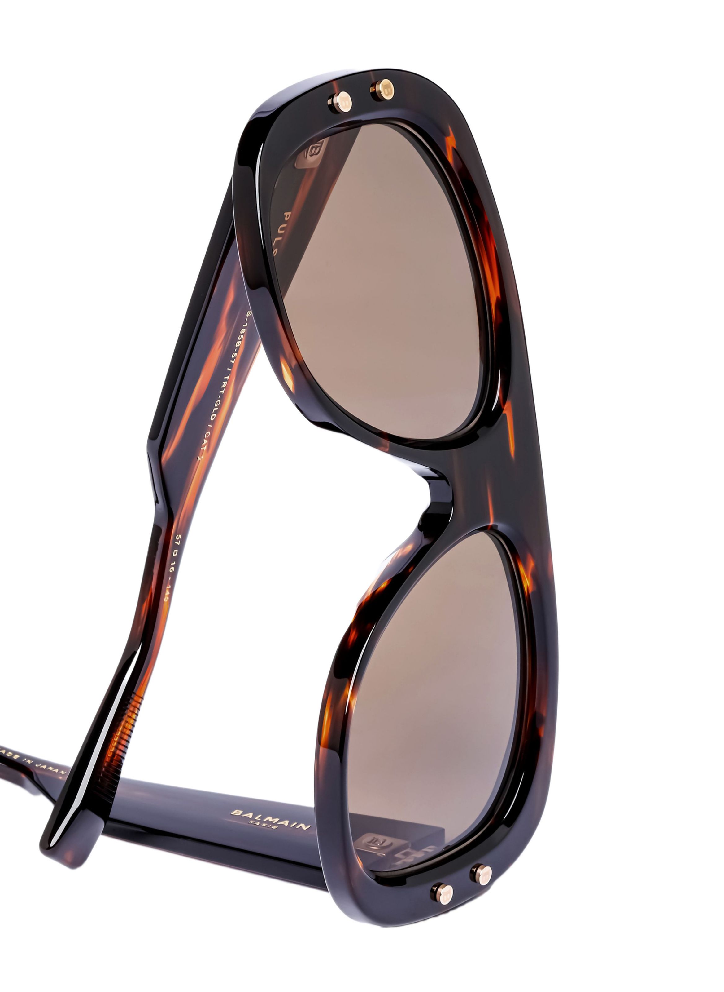Lunettes de soleil pulse BALMAIN Marron