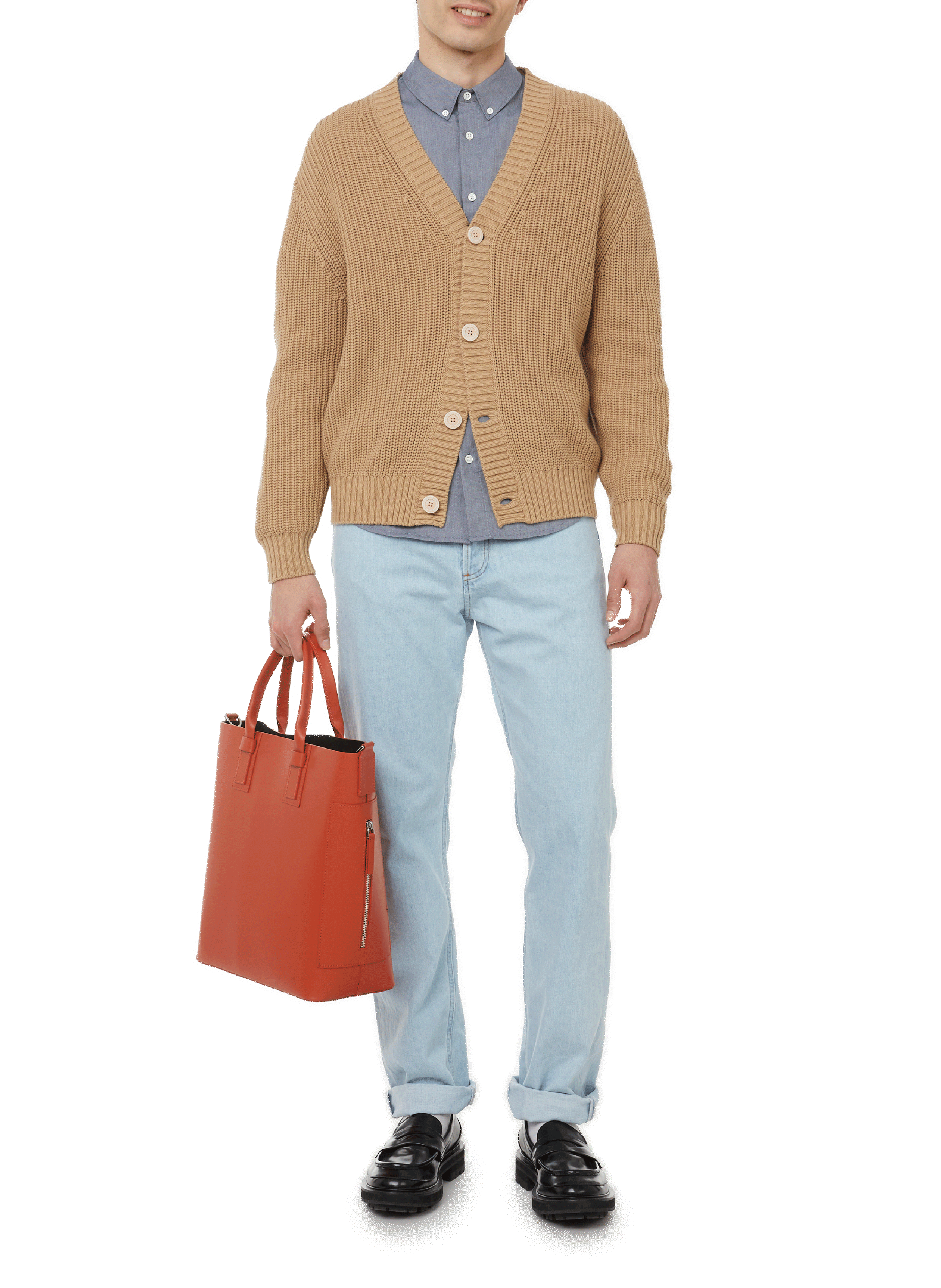 Knitted cardigan SAISON 1865 Beige