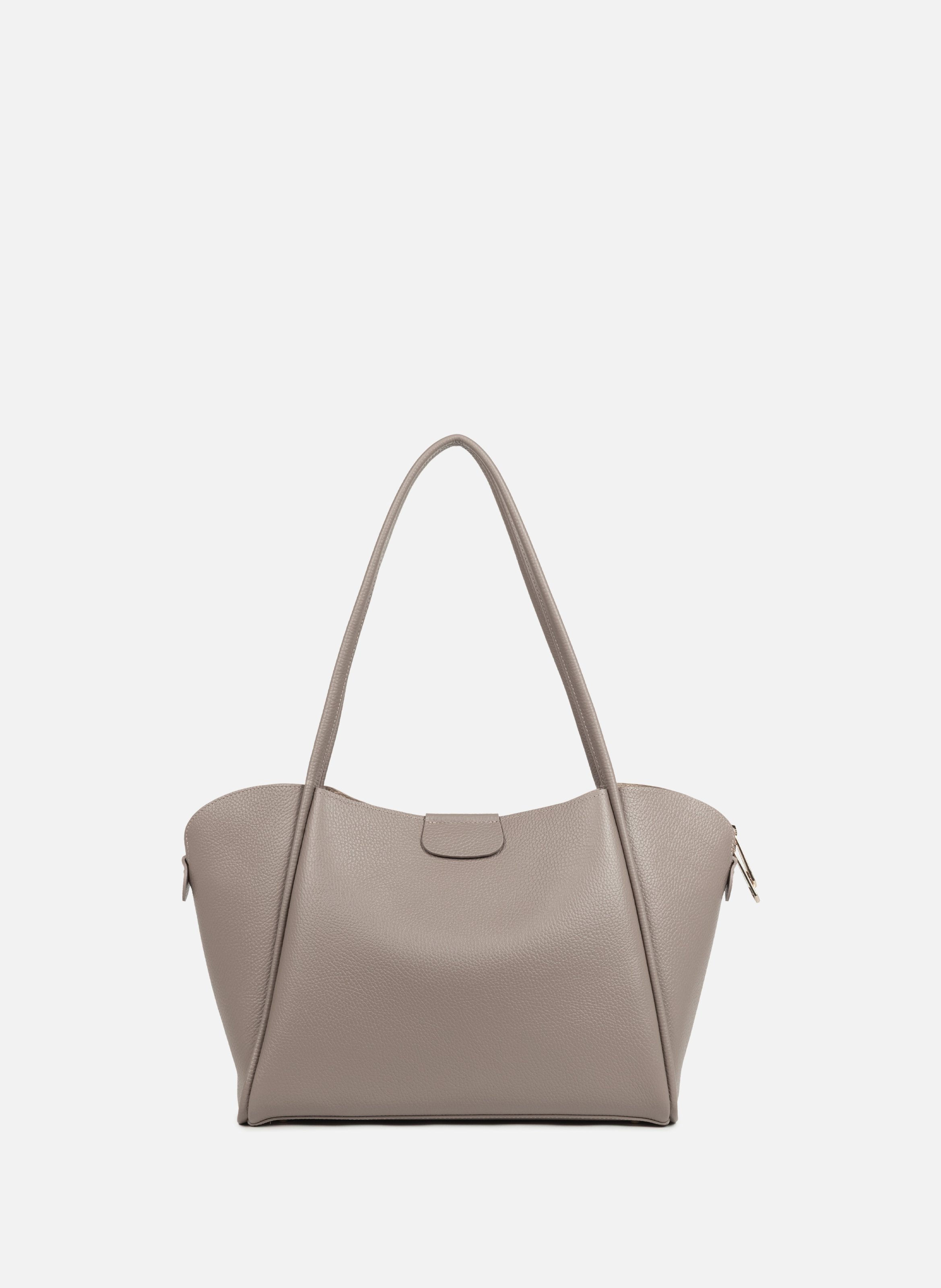 Très grand sac cabas épaule - ida double LANCASTER Gris