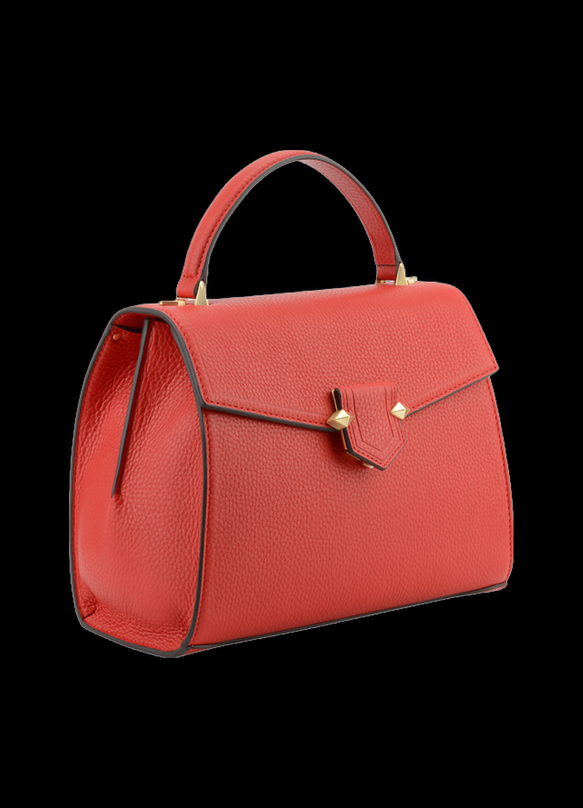 Sèvres | sac porté main mm POURCHET Rouge