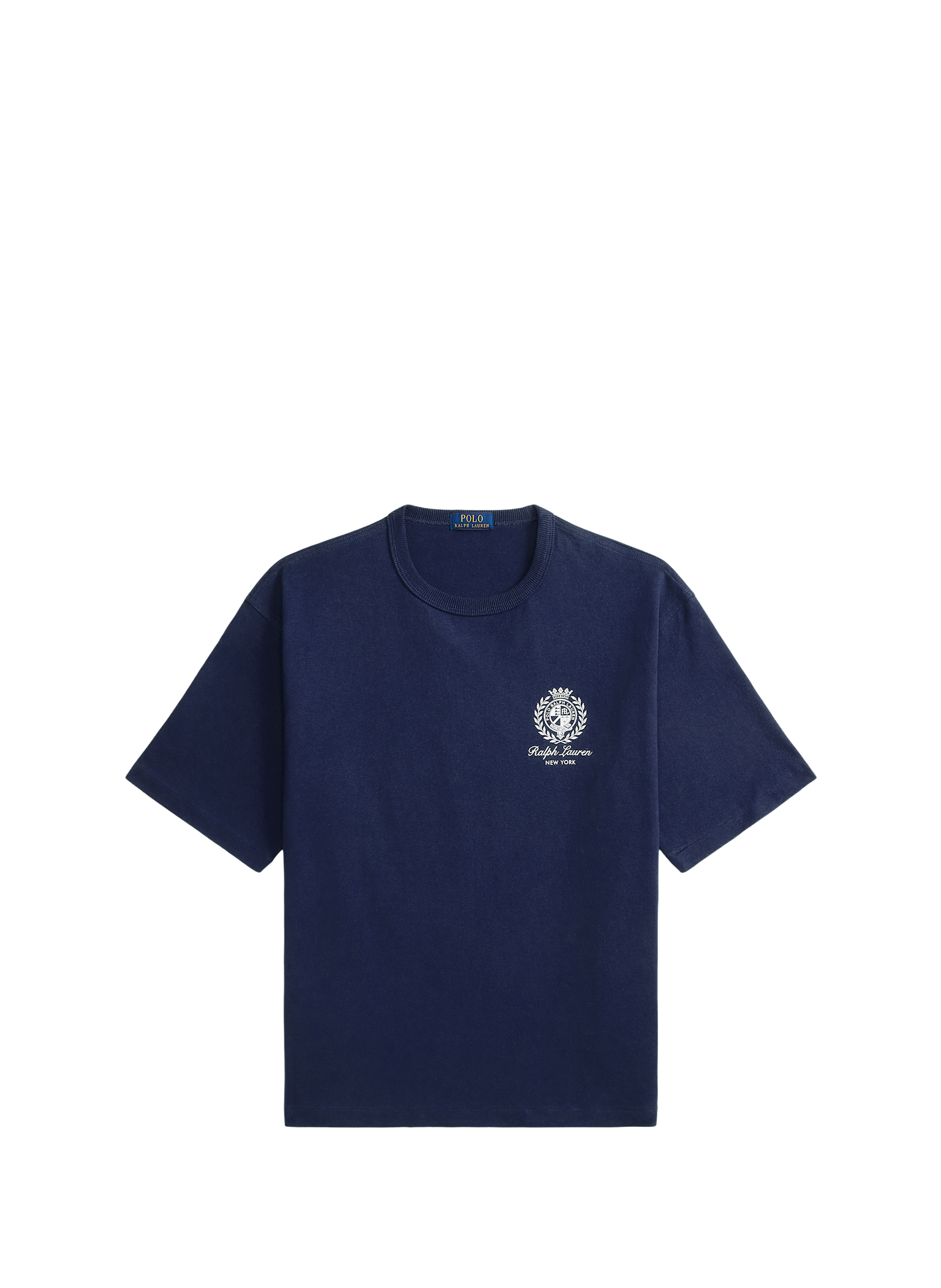 Cotton round-neck T-shirt POLO RALPH LAUREN Blue