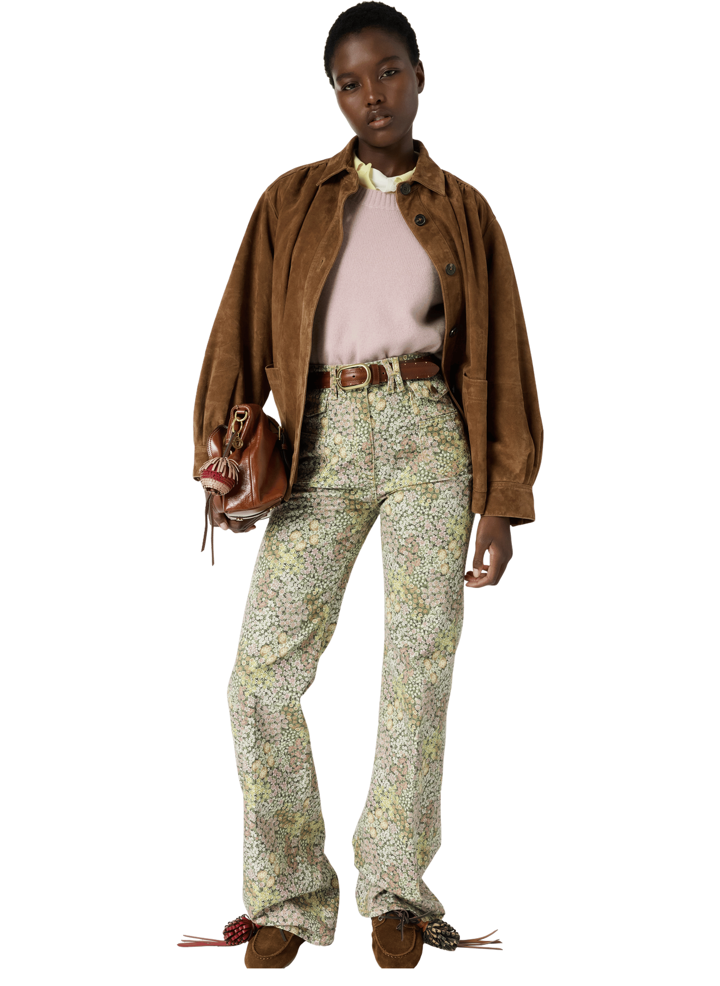 Pull à col rond en cachemire - liviah GERARD DAREL Rose