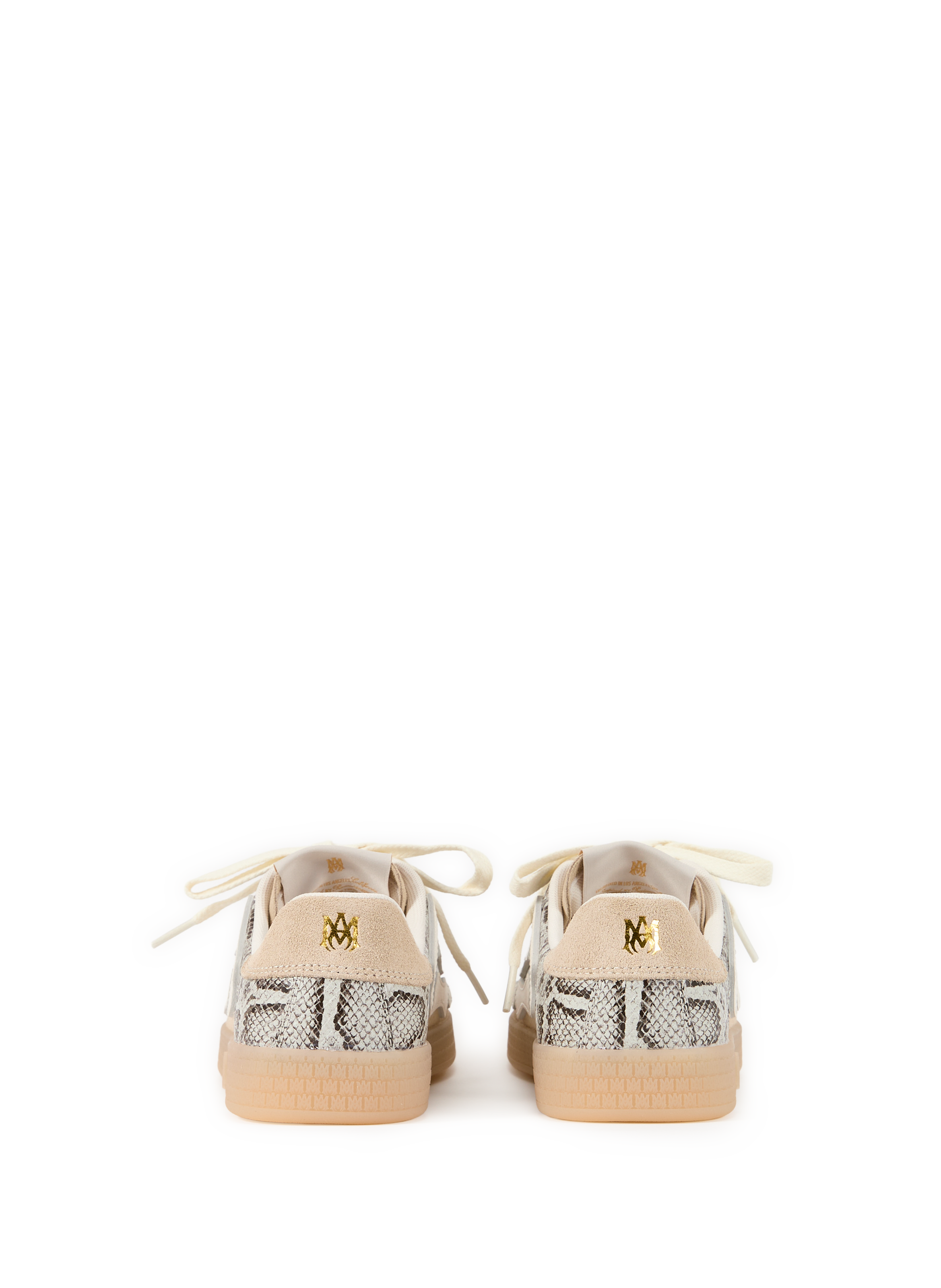 Sneakers Snake Pacific Bones in leather AMIRI White