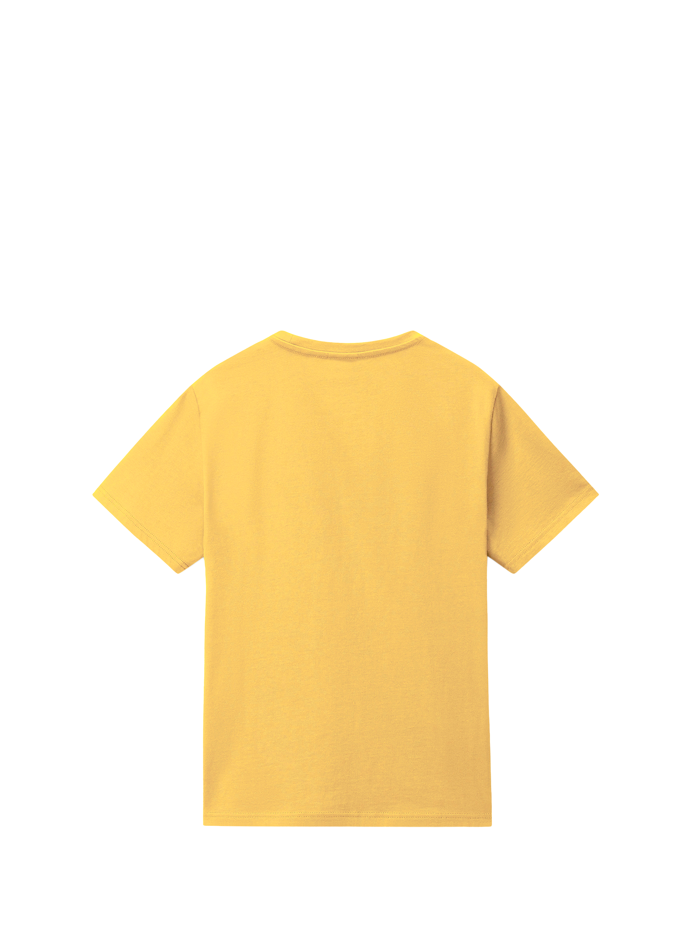 T-shirt col rond en coton NAPAPIJRI Jaune