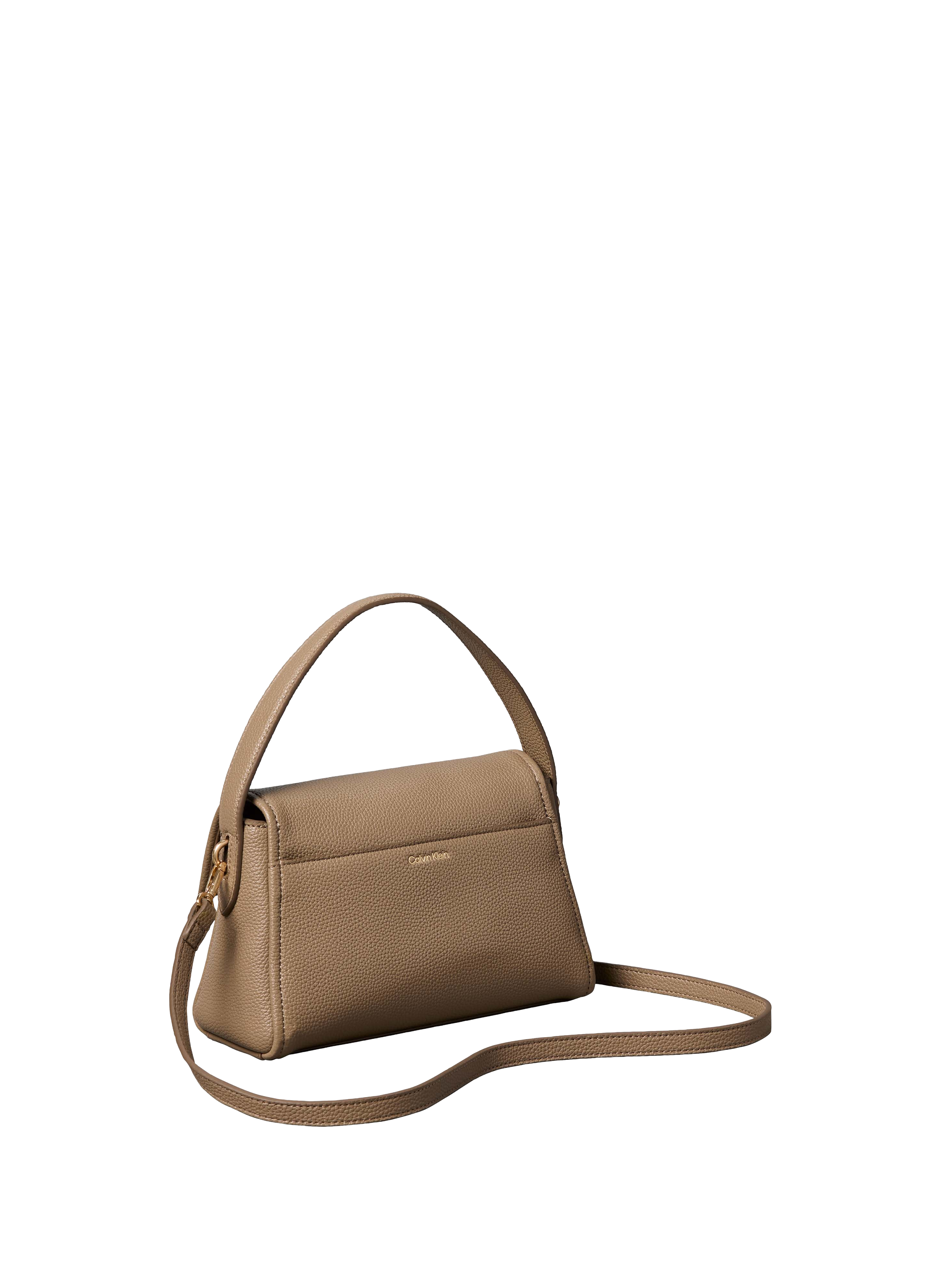 Sac à main grainé avec bandoulière amovible CALVIN KLEIN Beige