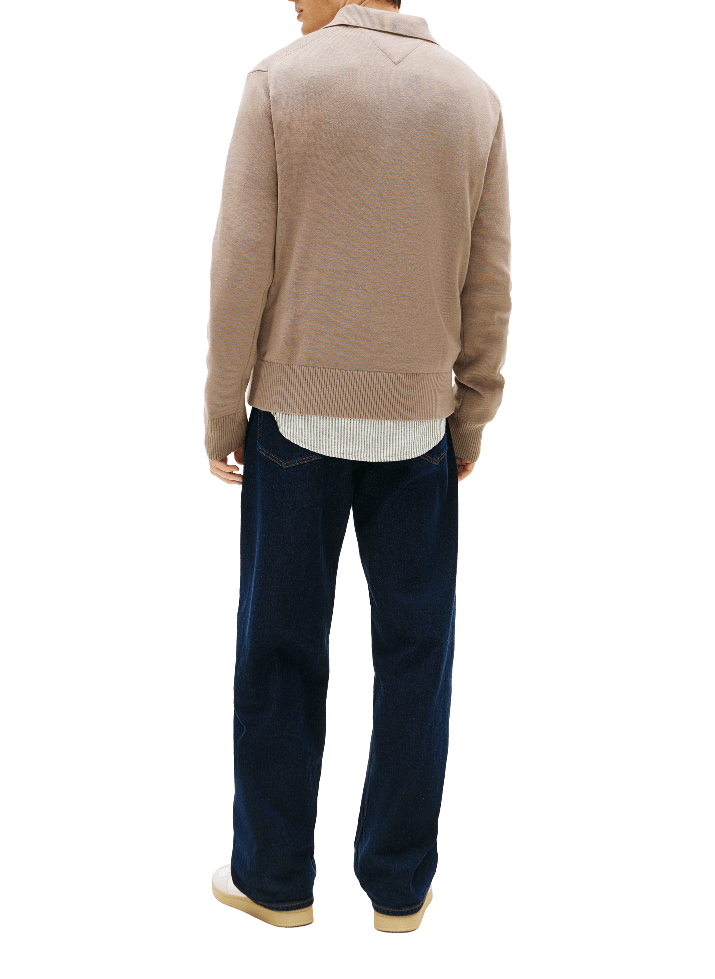 Polo manches longues TOMMY HILFIGER Brown