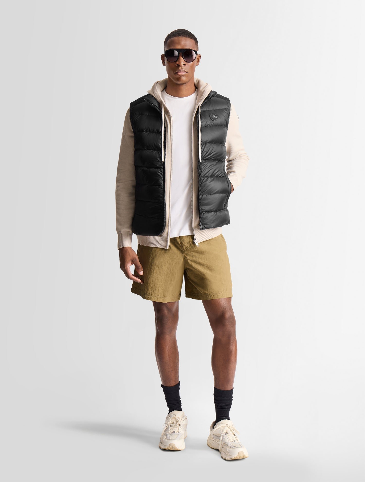 Doudoune sans manches gorvone col montant coupe regular FUSALP Noir