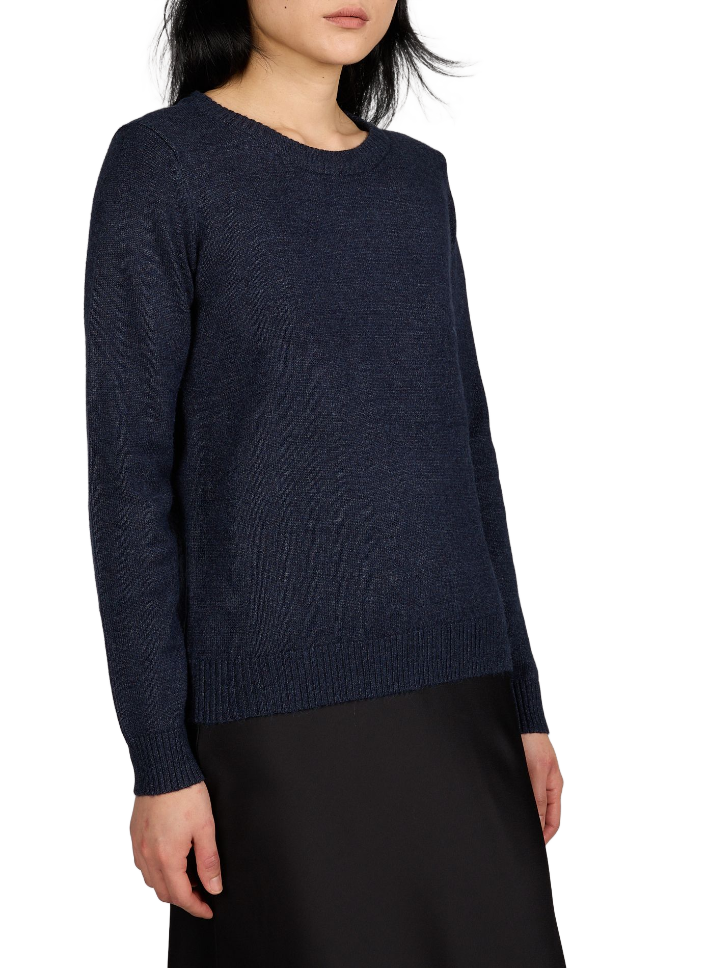Round neck Viril sweater VILA Blue
