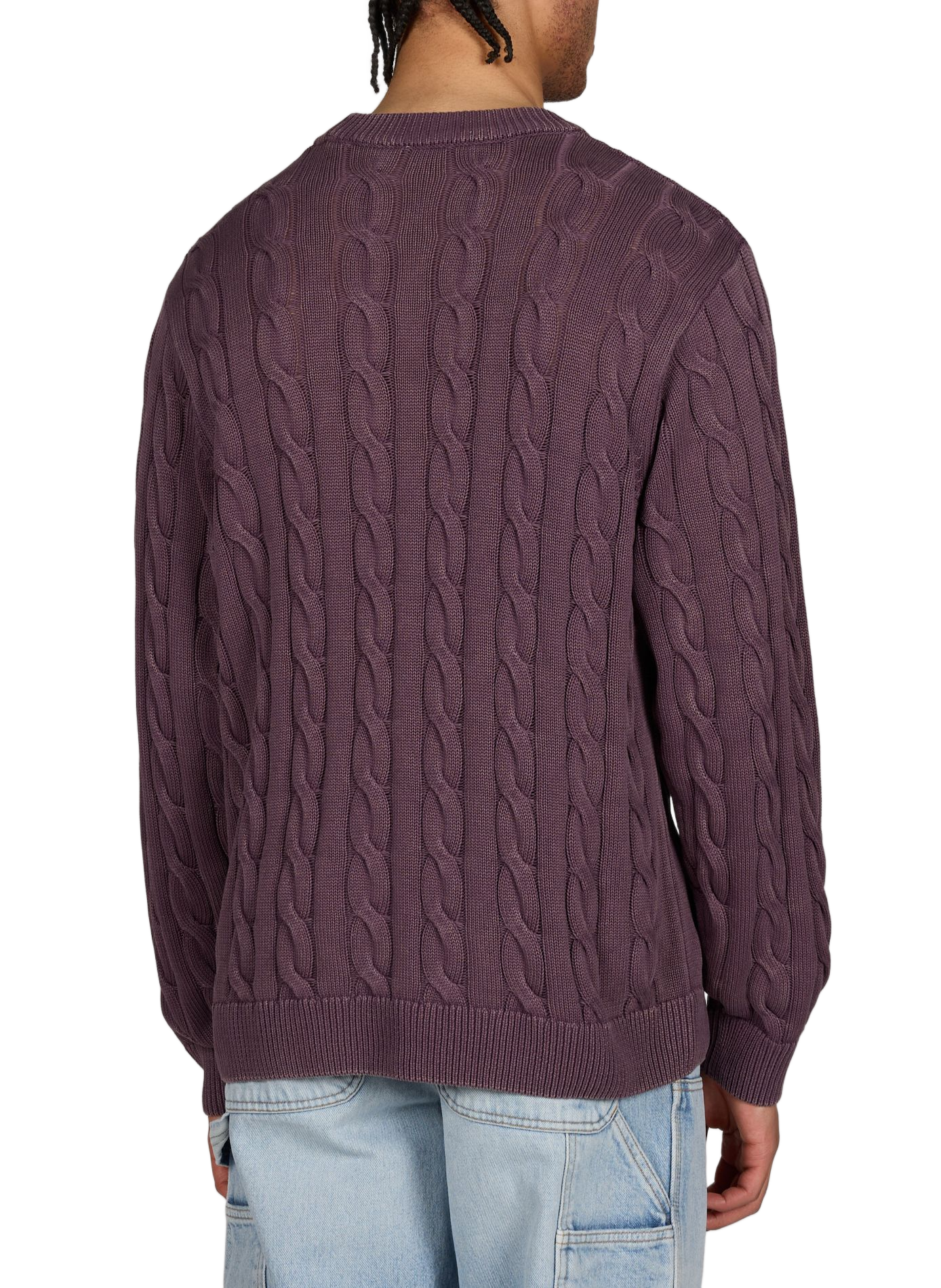 Pull en maille tressée CARHARTT WIP Violet