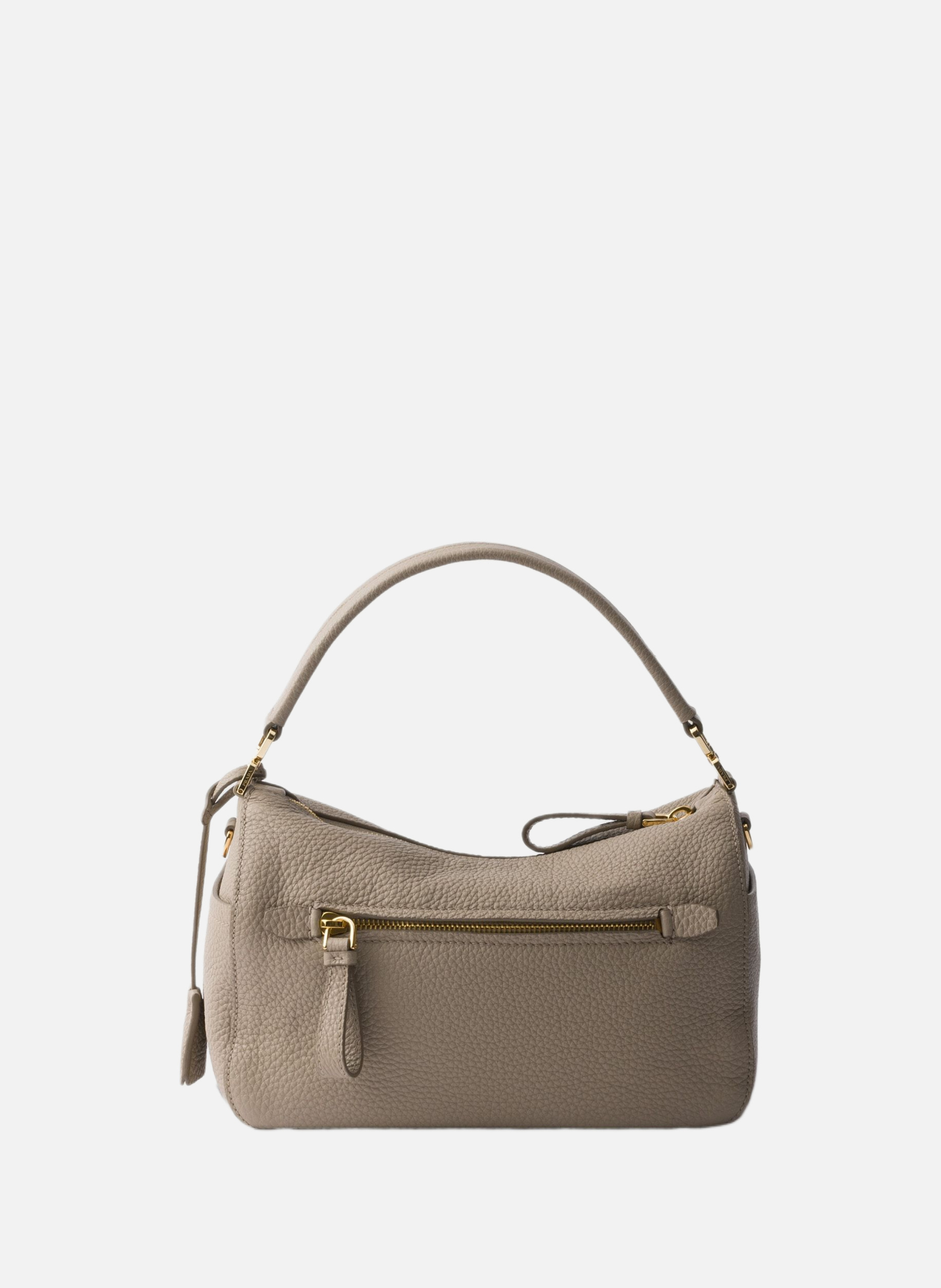 Petit sac en cuir PRADA Gris