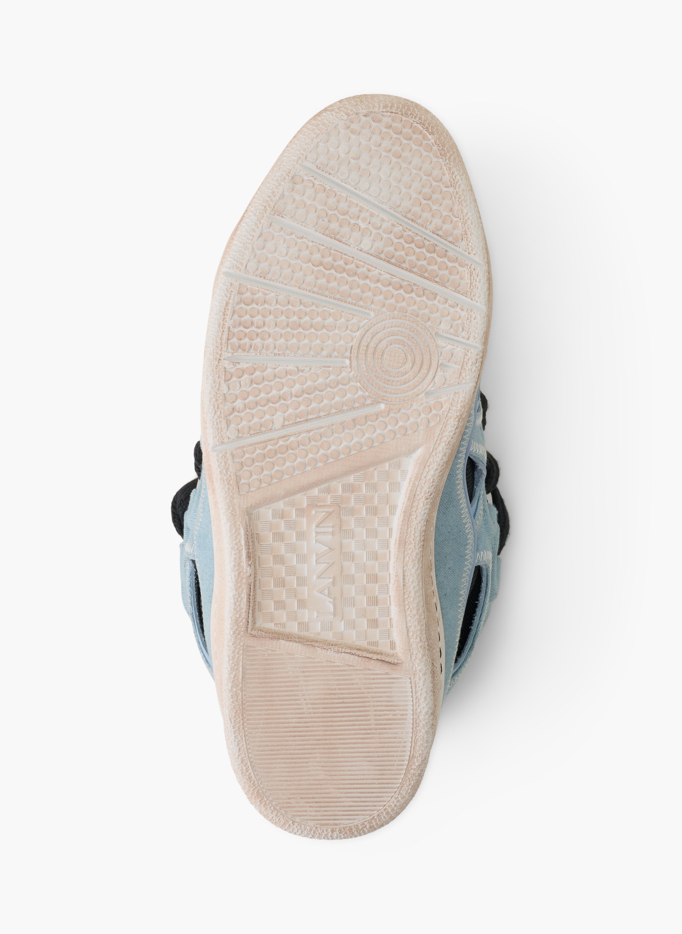 Sneakers curb en canvas LANVIN Bleu