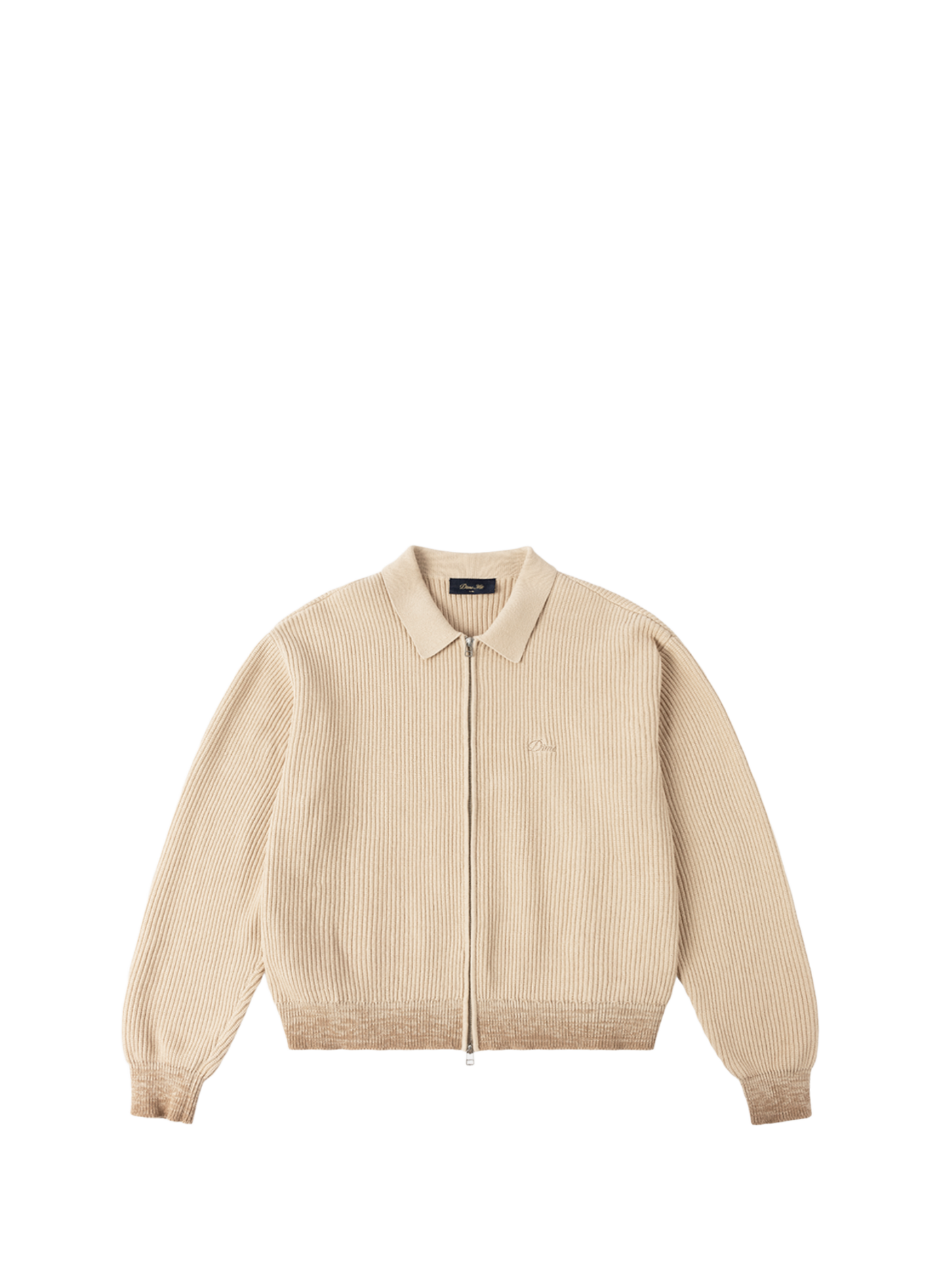 Gilet côtelé en coton DIME Beige