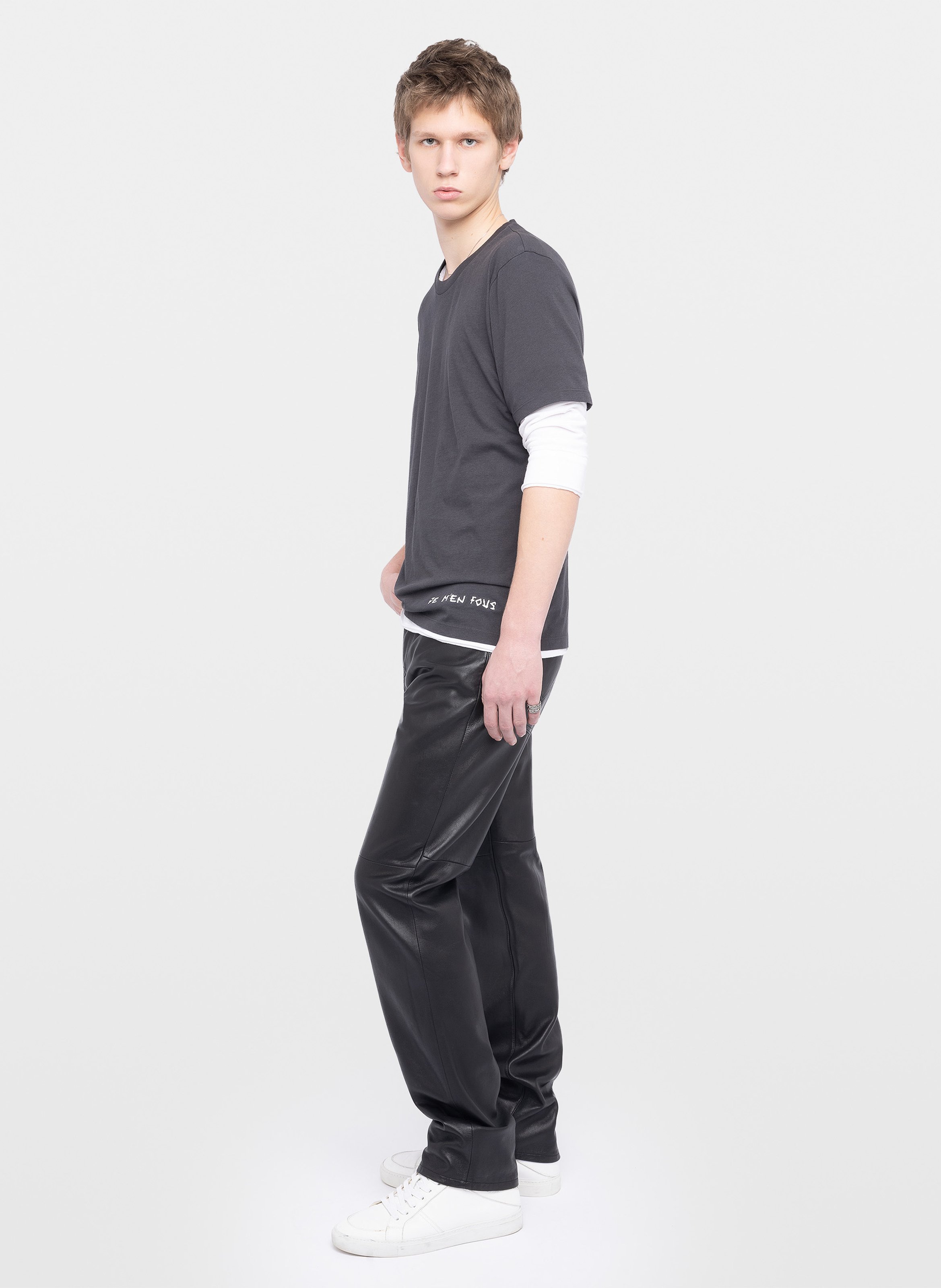 Tee-shirt imprimé en coto bio tommy ZADIG&VOLTAIRE Grijs