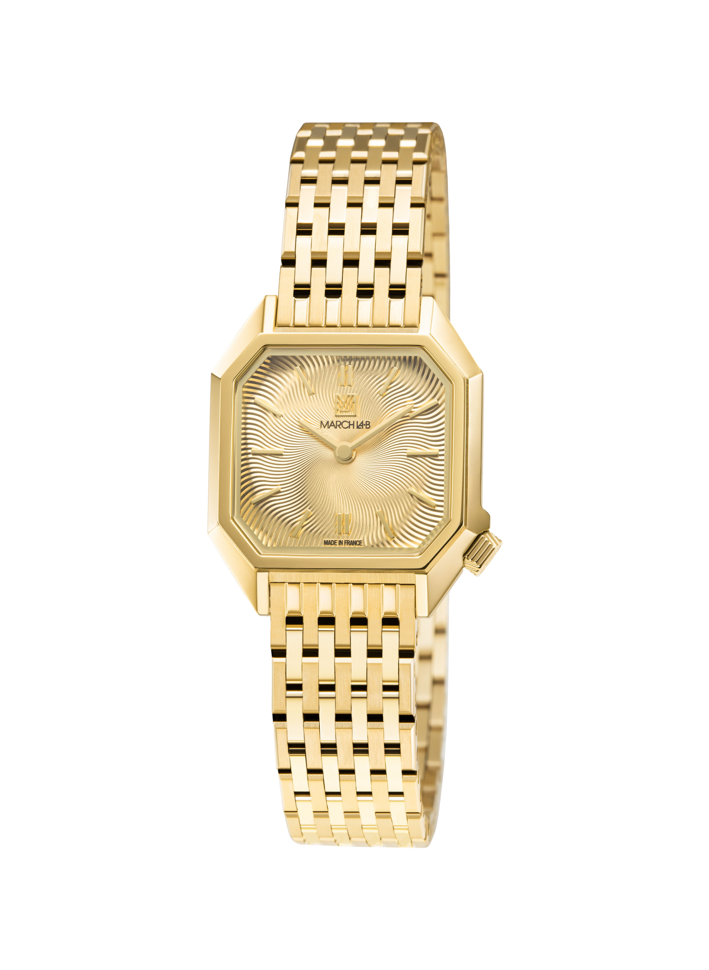 Montre quartz Lady Mansart en acier inoxydable MARCH LA.B Doré