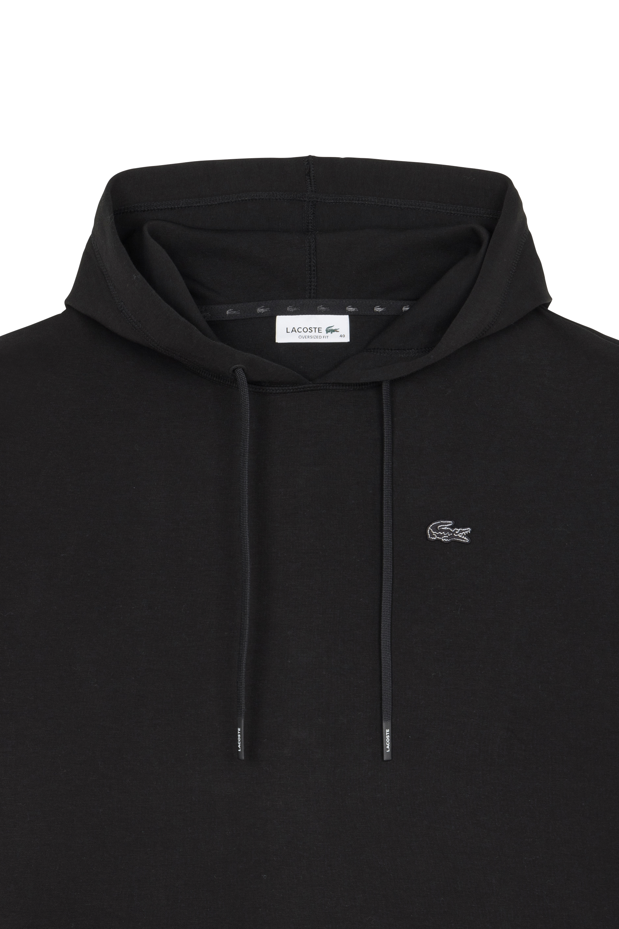 Hoodie sweatshirt LACOSTE Noir