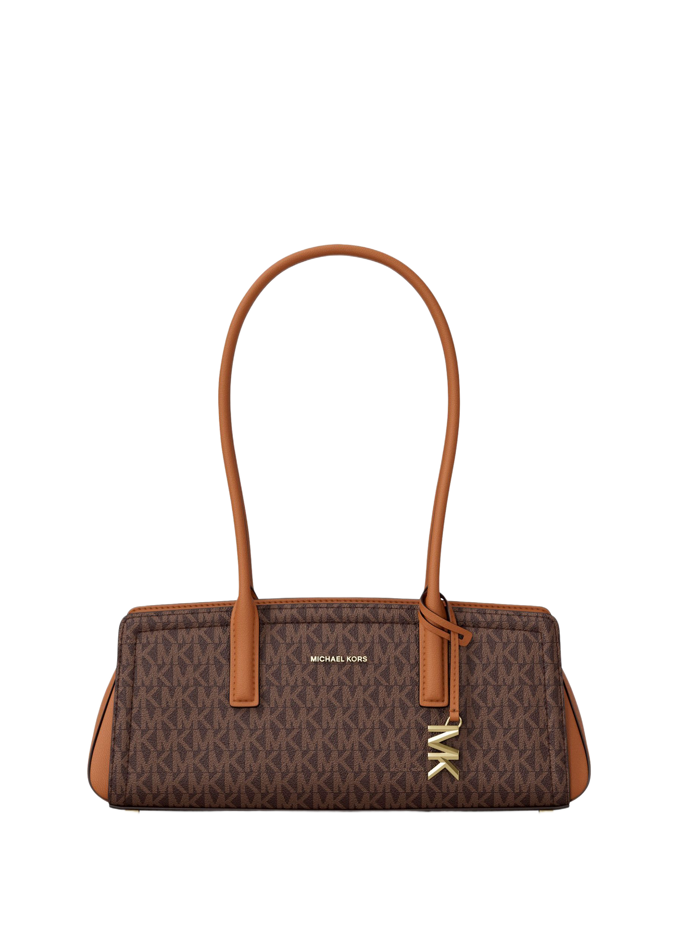 Monogram Baguette Bag MICHAEL KORS Brown