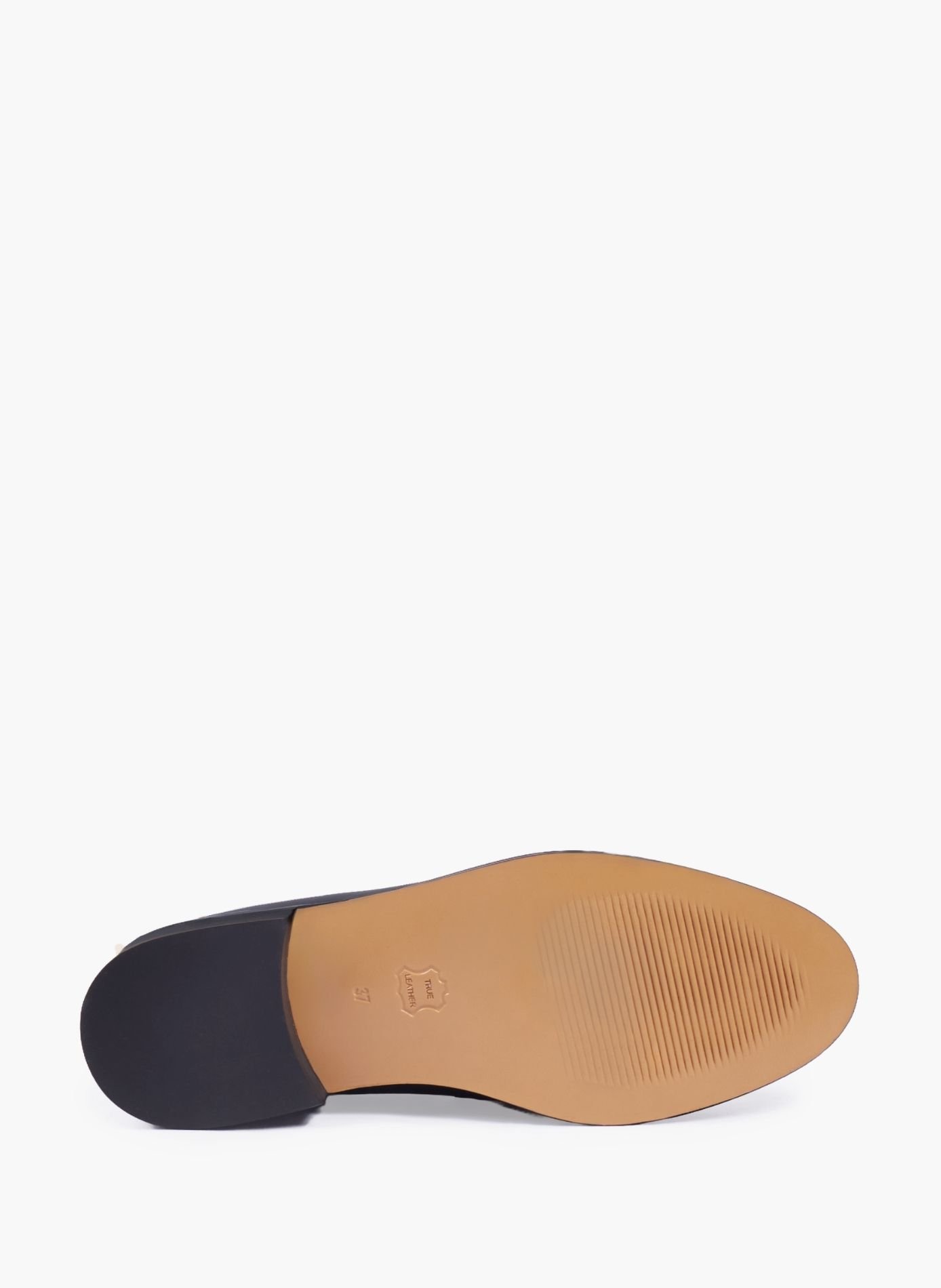 Mocassins cuir clouté JULES & JENN Noir