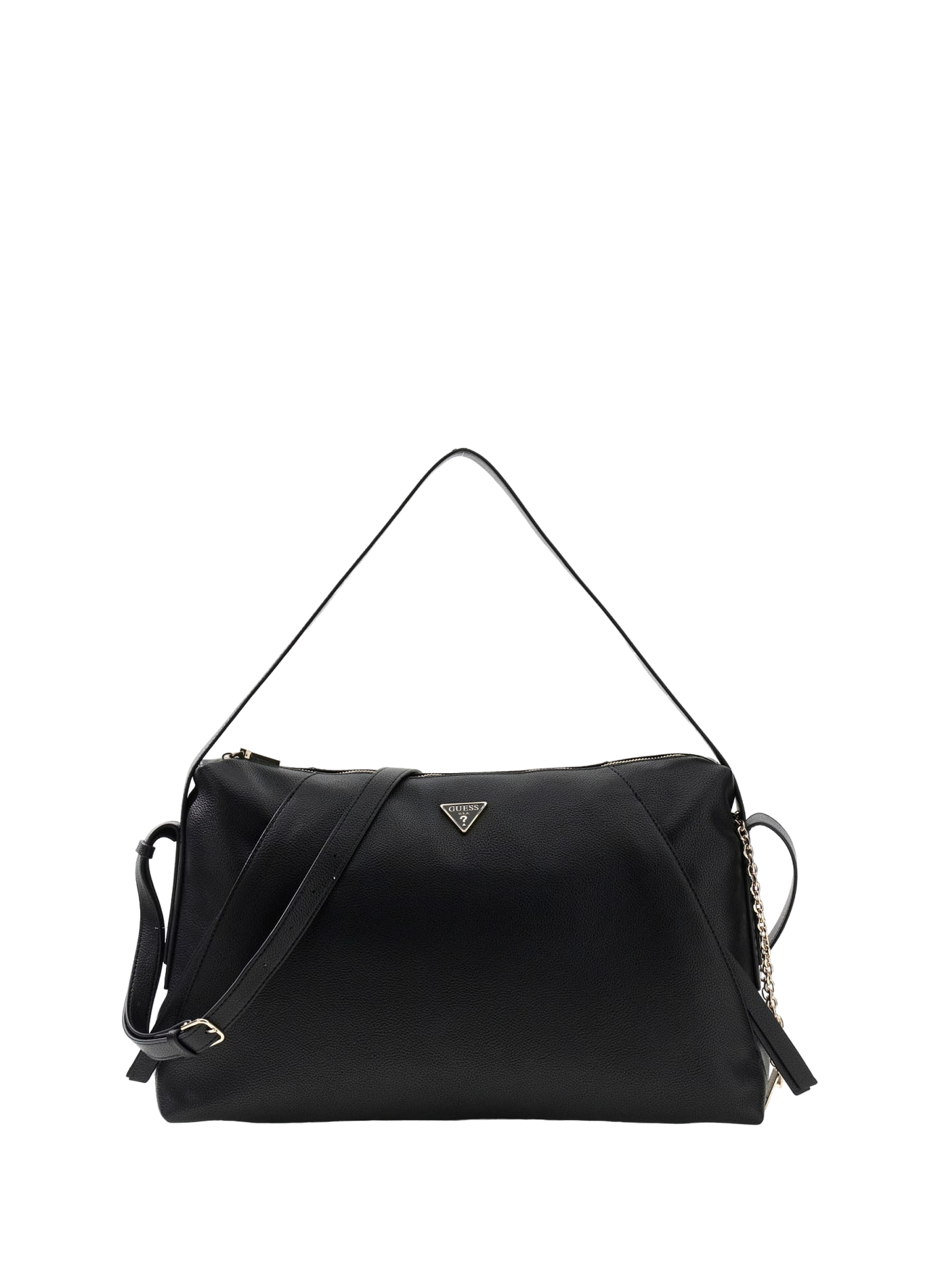 Sac avec bandoulière ajustable Devon GUESS Noir